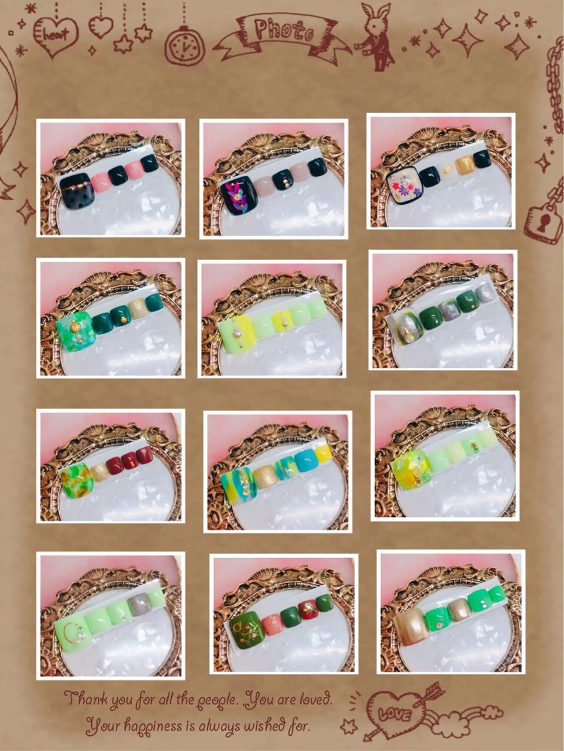 ネイル フットネイル フットネイル CROWN プライベートサロンのネイルデザイン