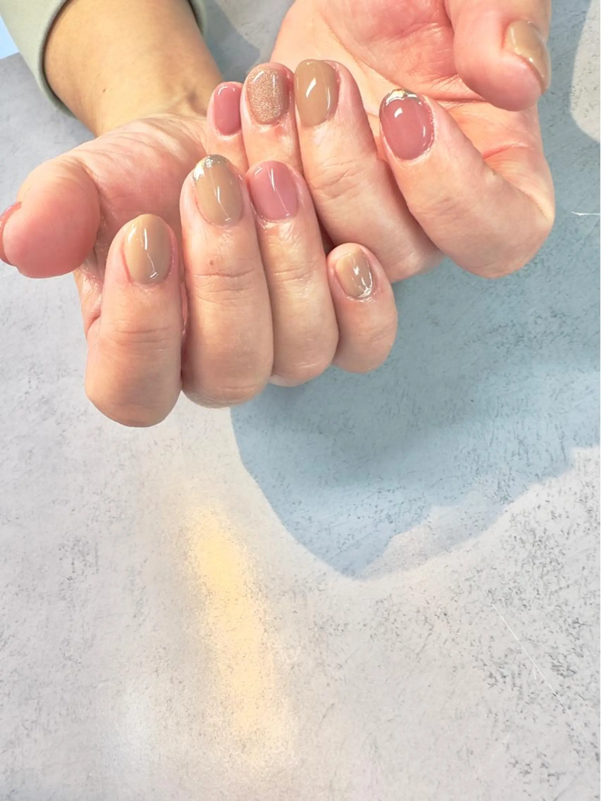 ネイル マグネットネイル ミラーネイル ワンカラーネイル ハンドネイル Baden Nail ﾊﾞ-ﾃﾞﾝ ﾈｲﾙのネイルデザイン