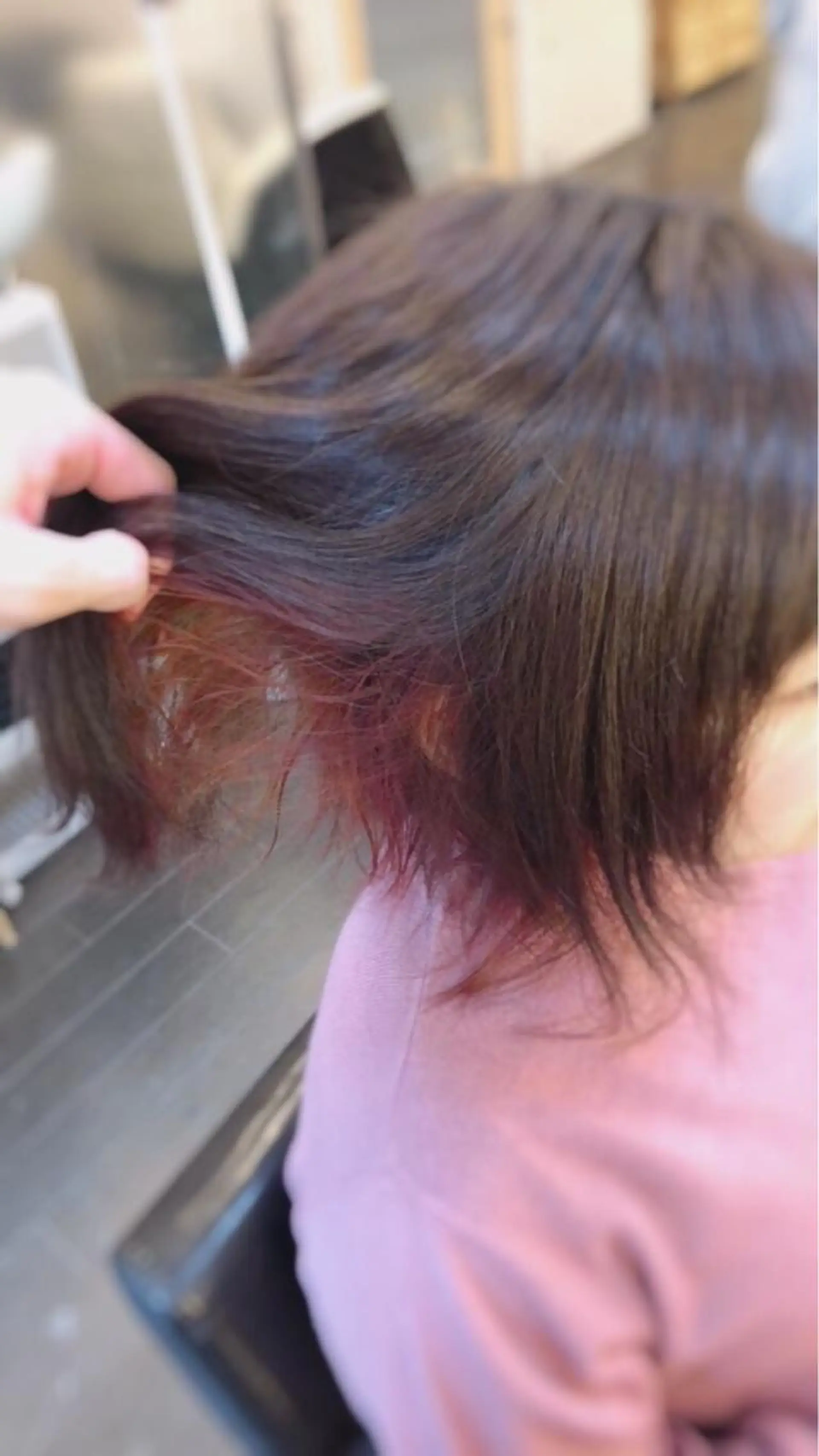 ショート カラー インナーカラー レッドカラー HAIR MAKE EARTH所属・平田 晃誠のヘアスタイル