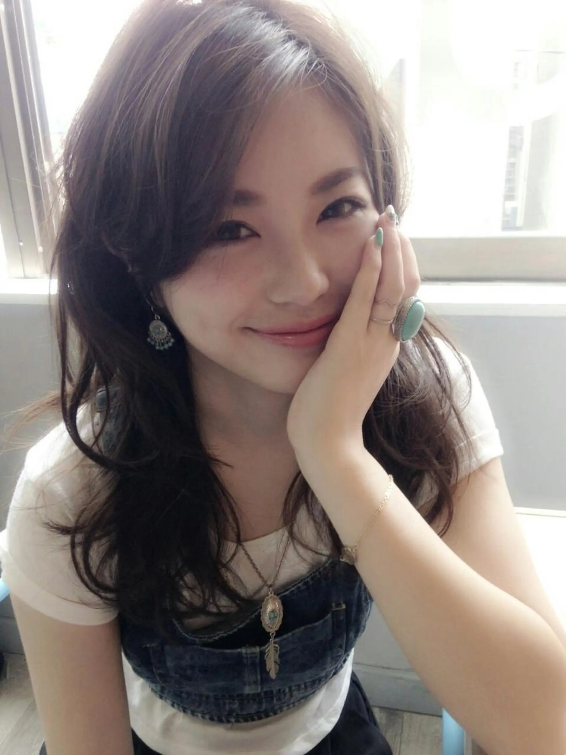 セミロング ロング カラー パーマ L:der's by u-realm所属・植松 勇太のヘアスタイル