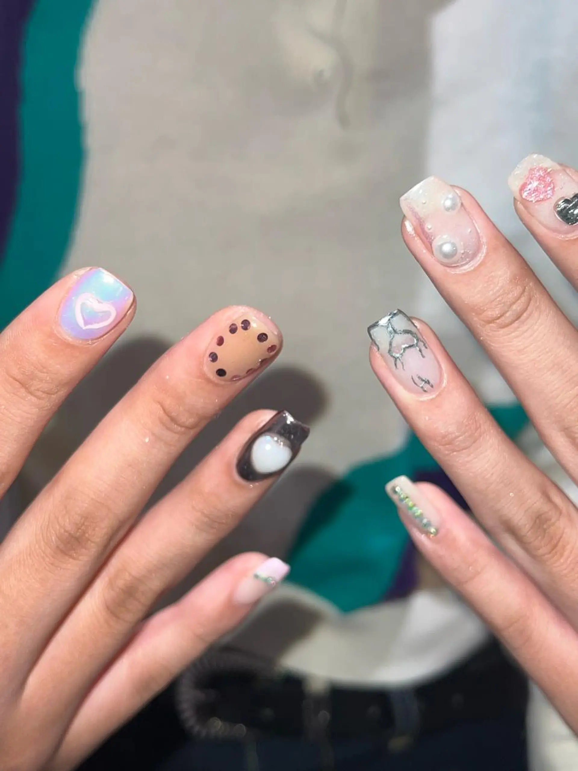 ネイル 個性派／中韓ネイル SAKURAのネイルデザイン