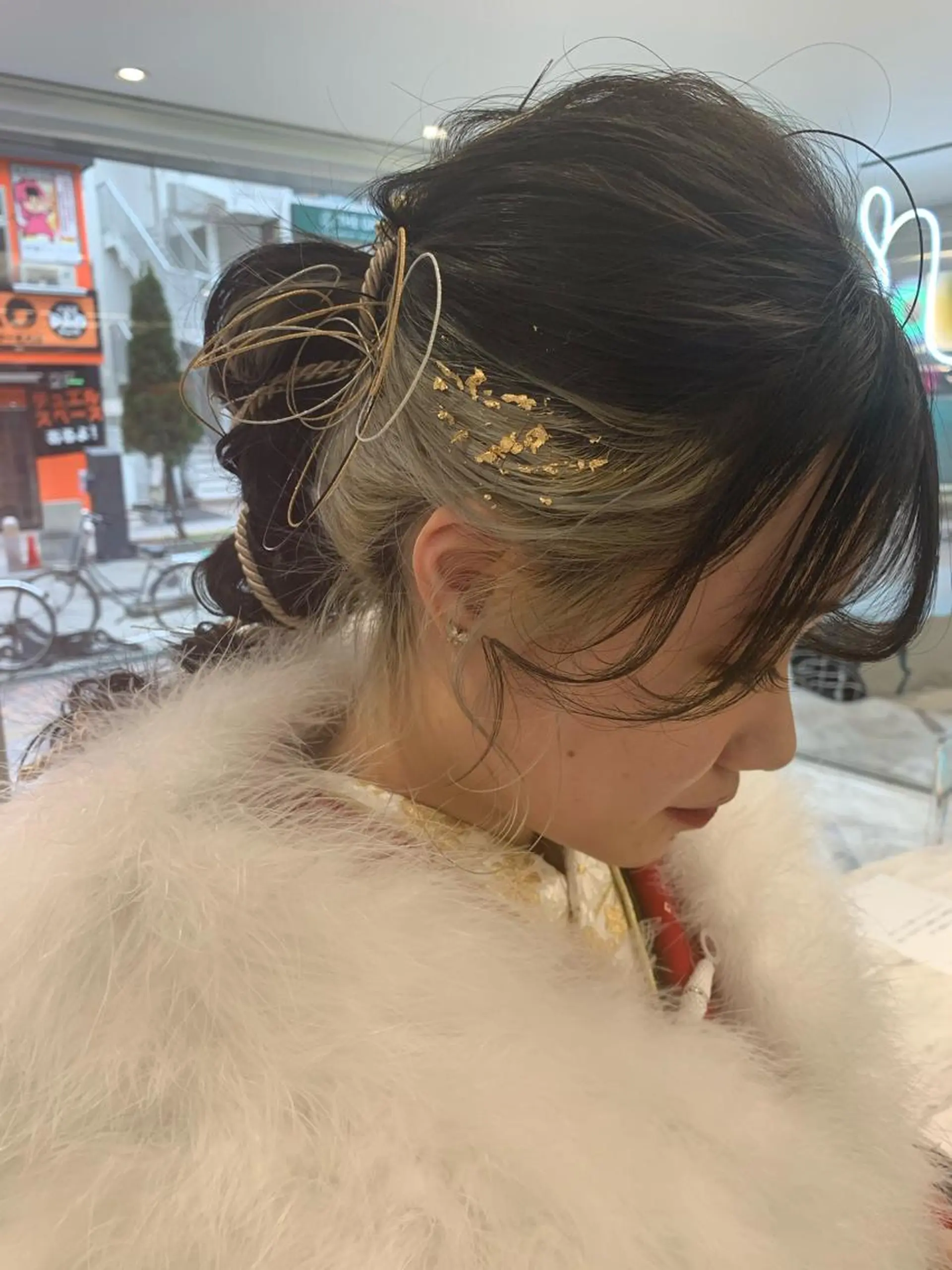 ロング ヘアアレンジ 平野 優奈のヘアスタイル