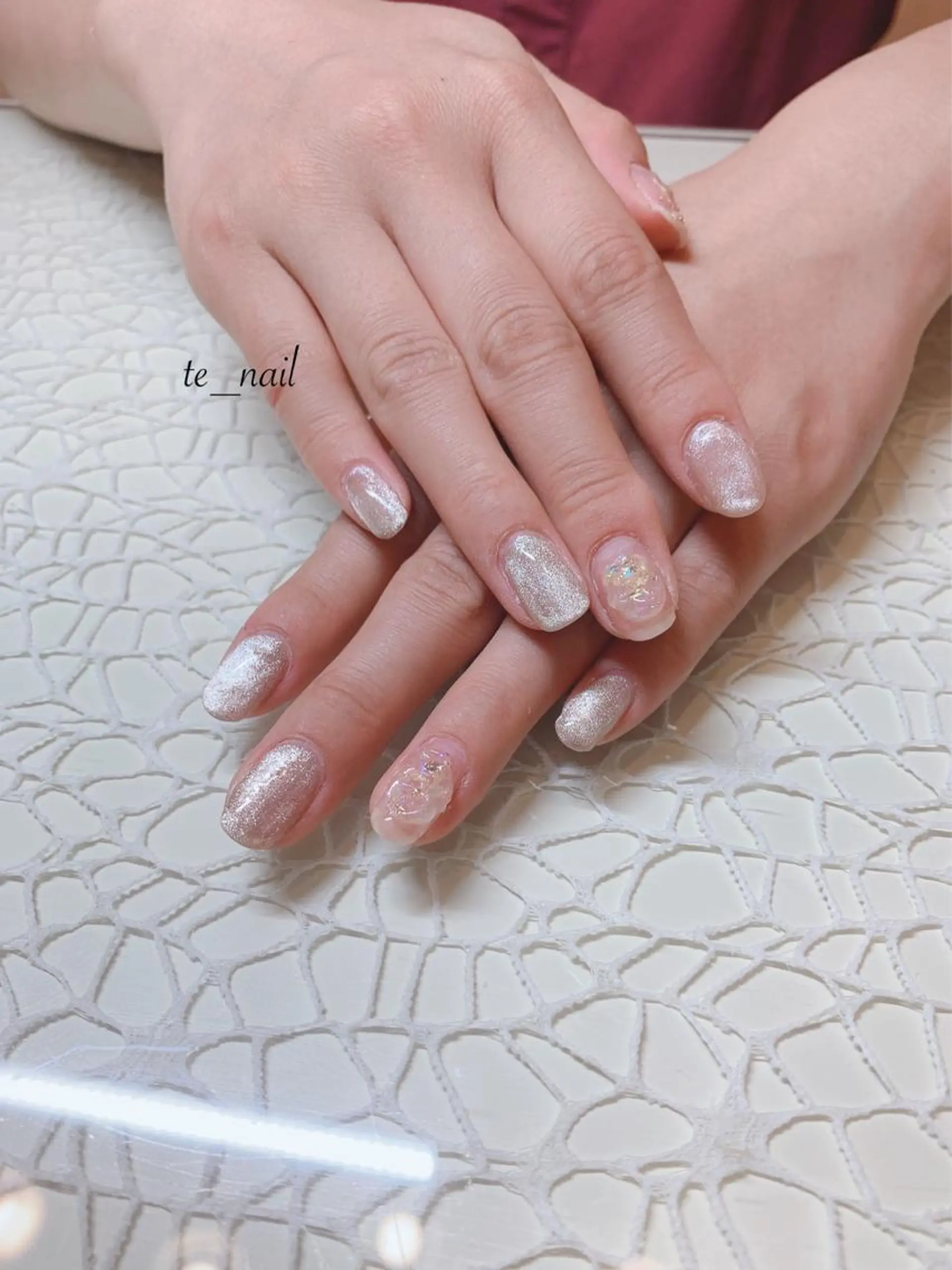 ネイル マグネットネイル シンプルネイル ｔe_ nailのネイルデザイン