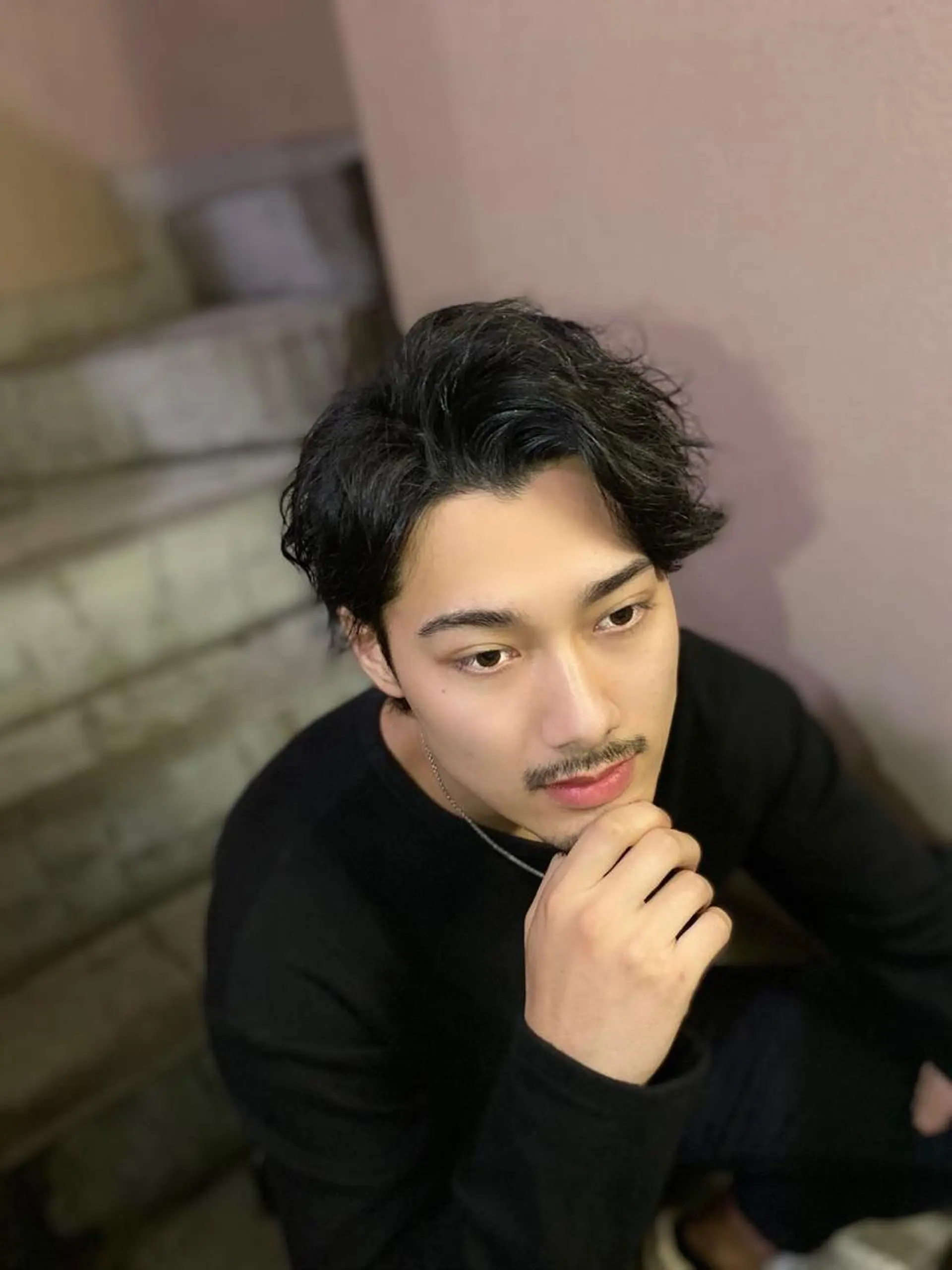 ショート パーマ PREMIUM BARBER 表参道店所属・ふくだ あやののヘアスタイル