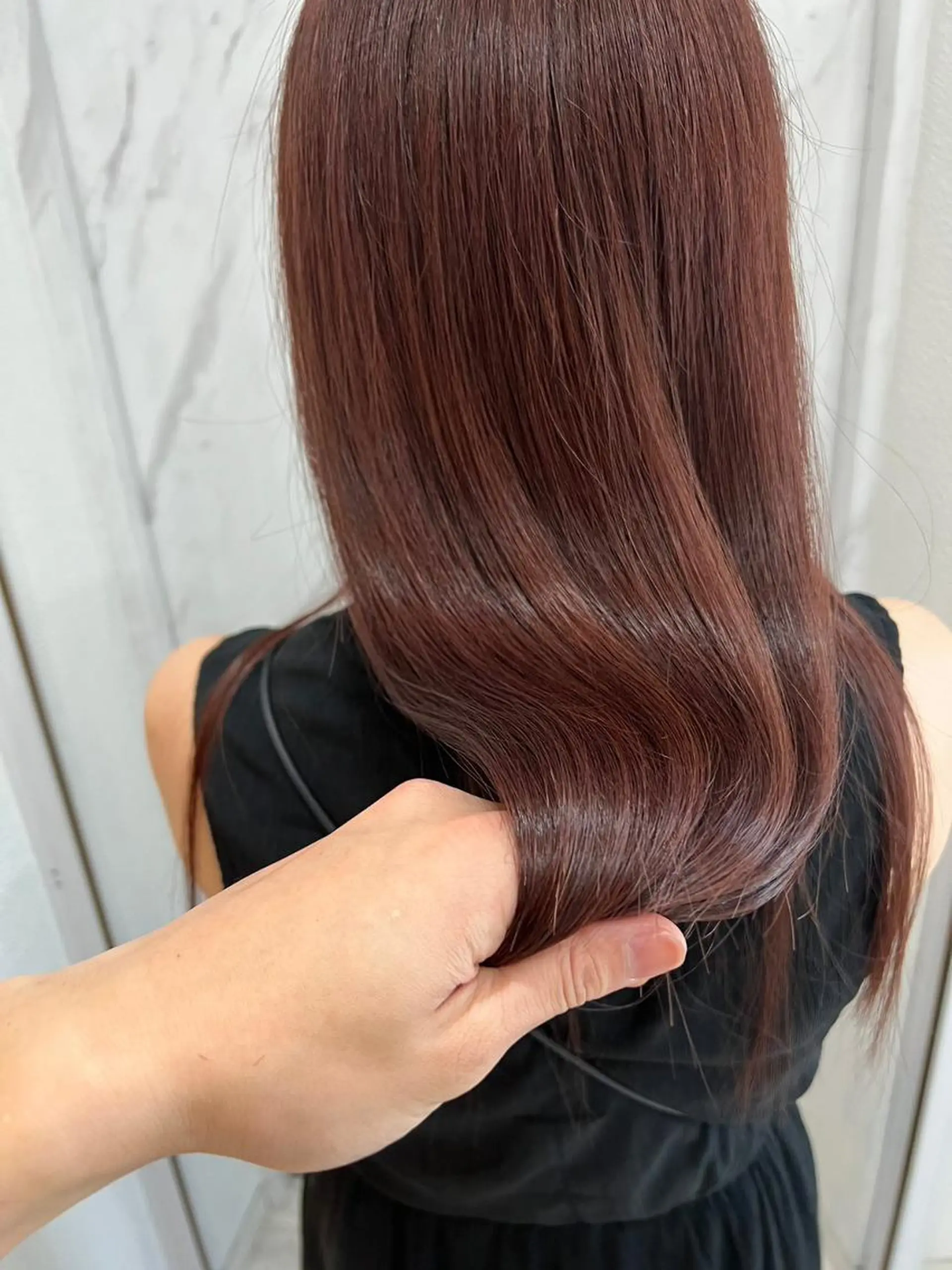 ロング カラー ブリーチ ケアブリーチ イヤリングカラー ハイライトカラー イルミナカラー カット ヘアカラー トリートメント N°sopo 札幌大通のヘアスタイル