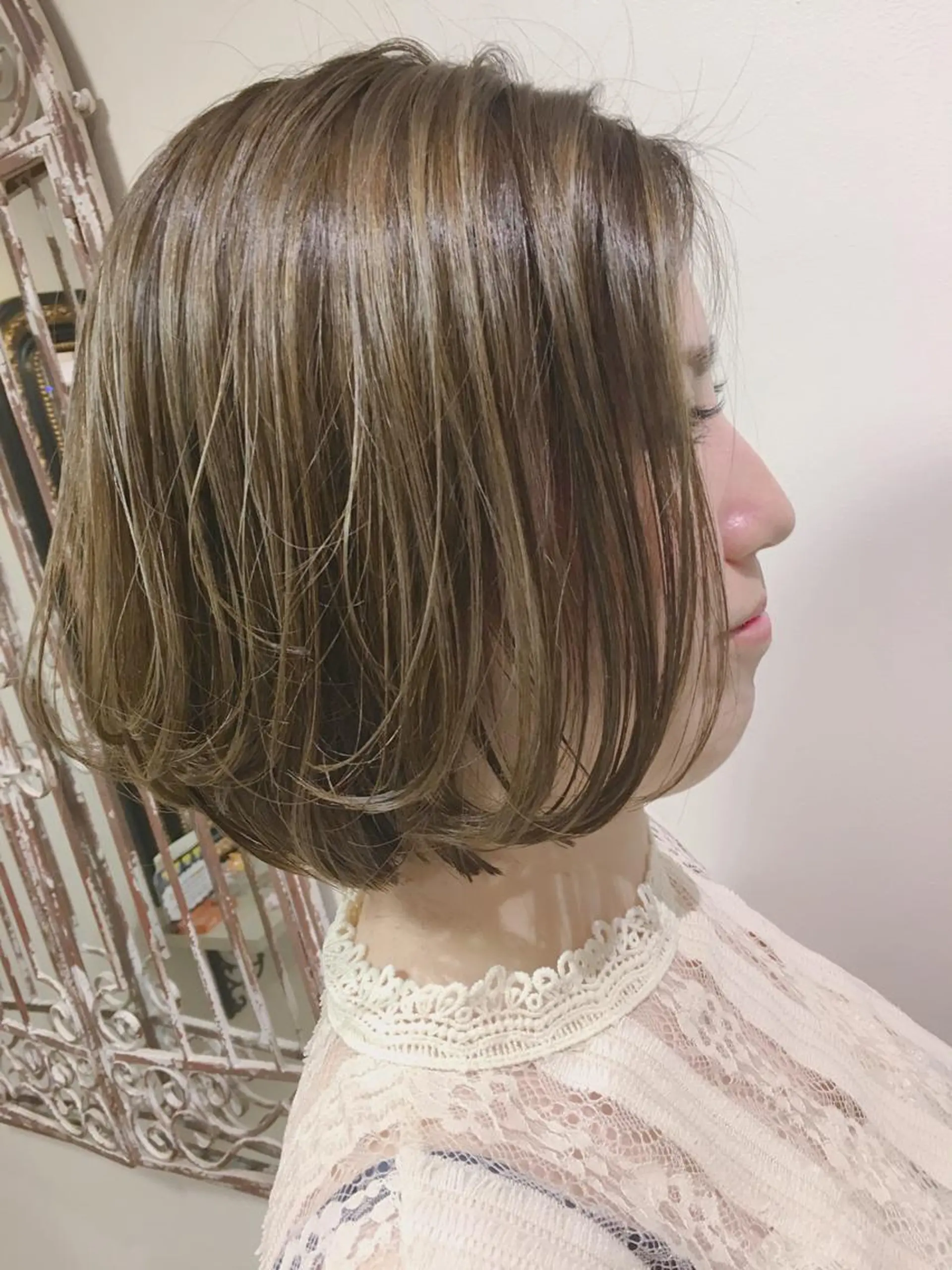 ショート カラー 🩷🍭中津・梅田 エリア🍬💜のヘアスタイル