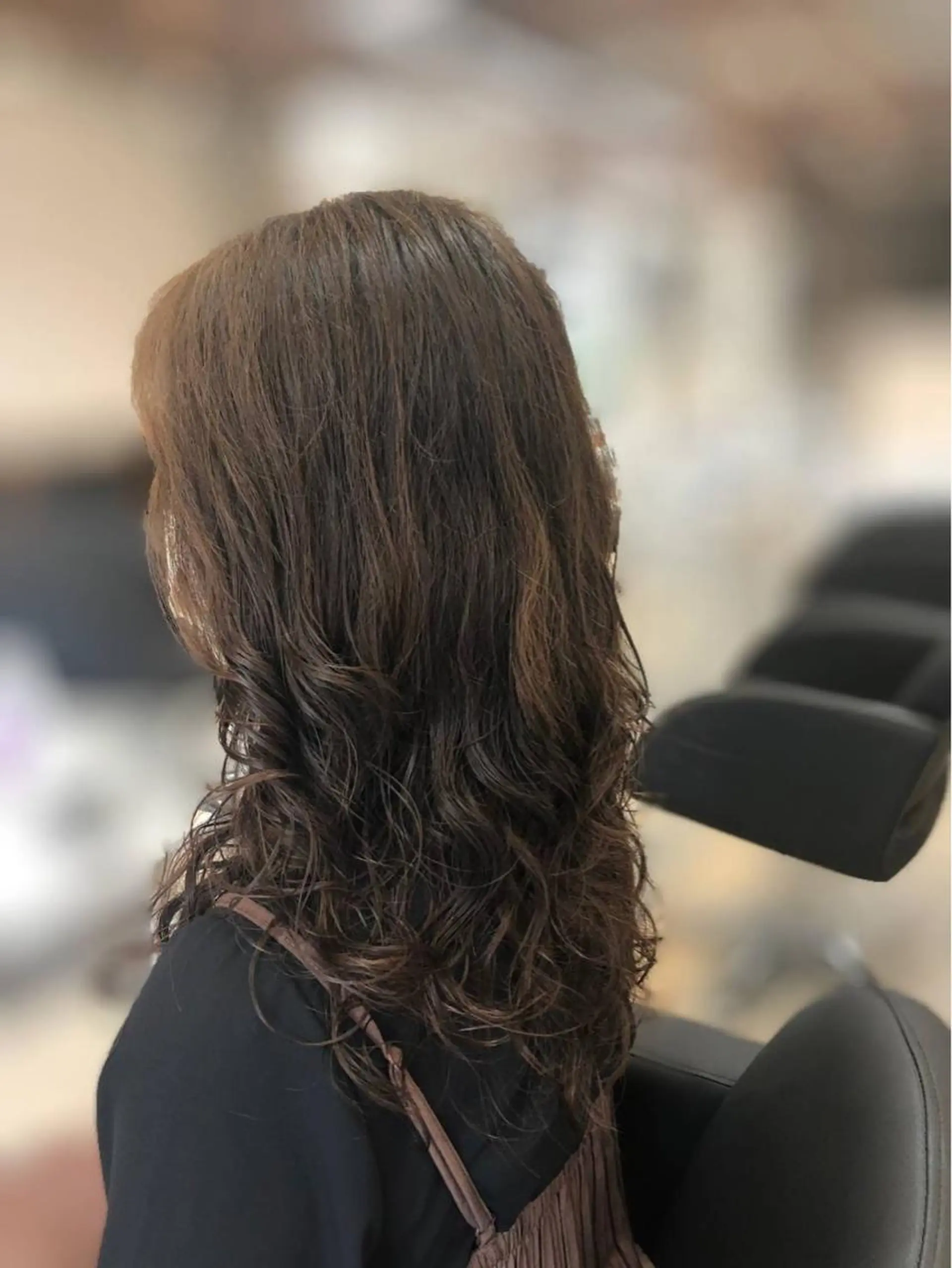 ロング カット パーマ トリートメント 寺田 ゆりのヘアスタイル