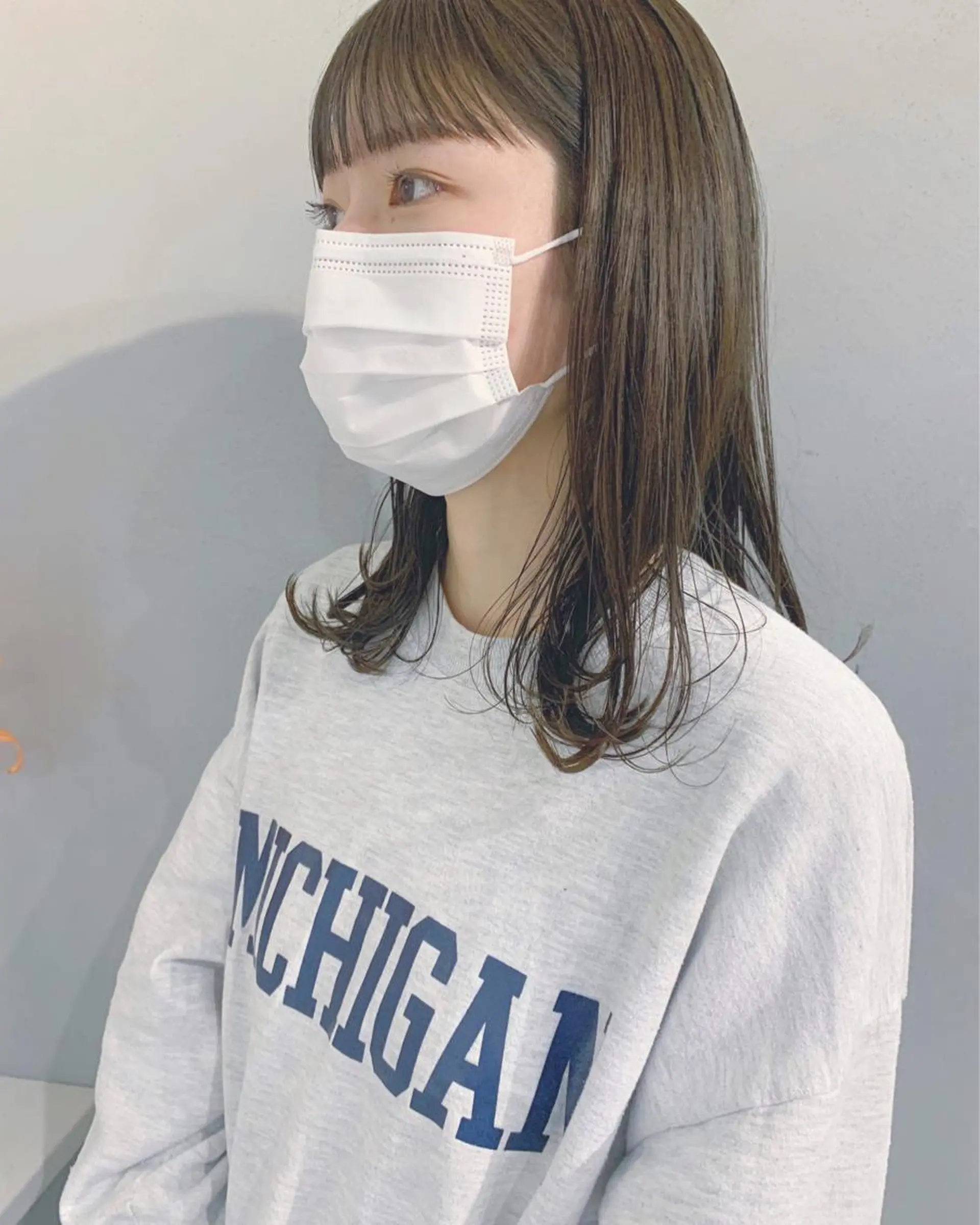 ミディアム カラー ボブパーマコテ巻き風 パーマNo1深江秀平のヘアスタイル