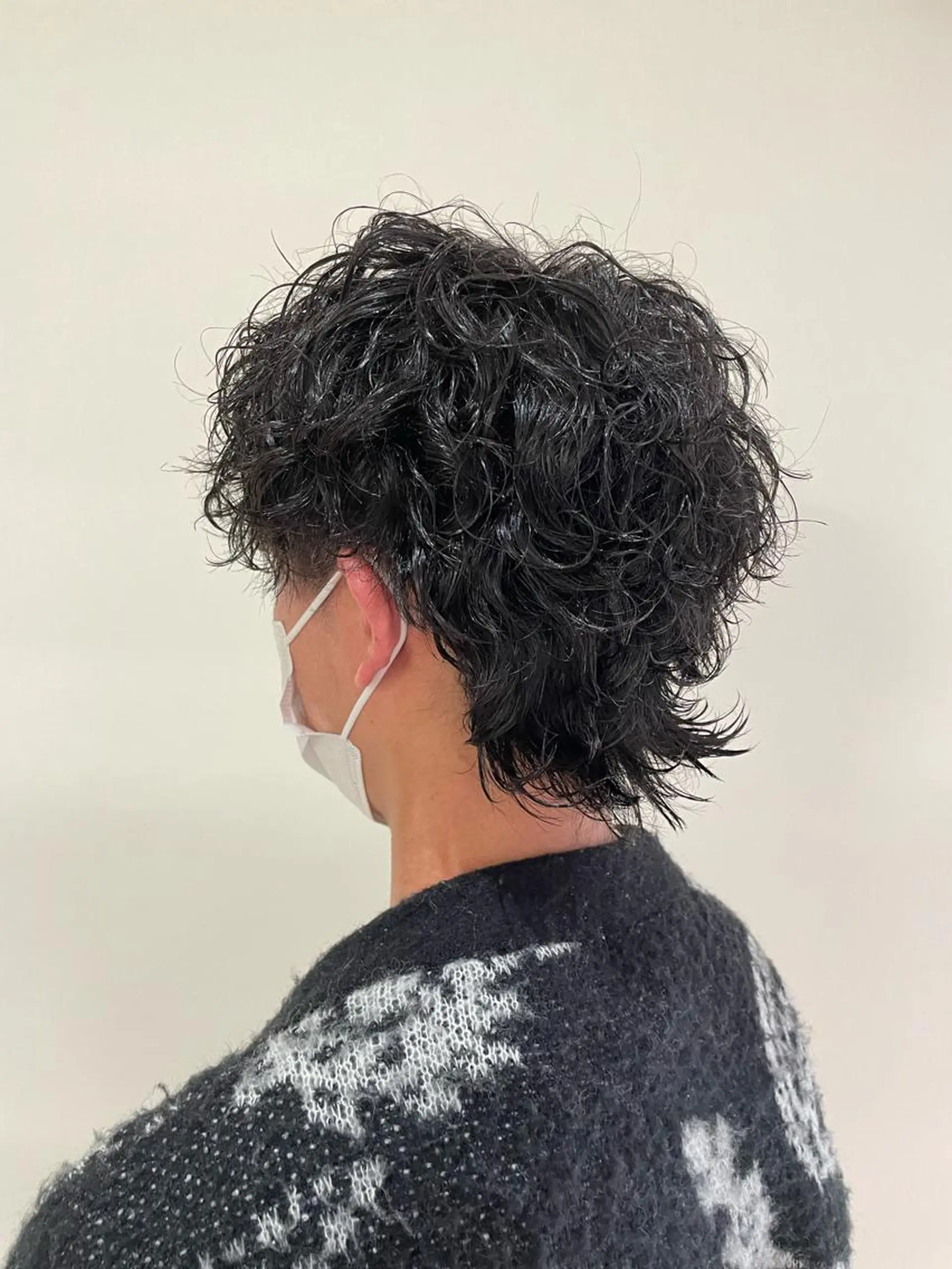 パーマ メンズ 國井 誠のヘアスタイル