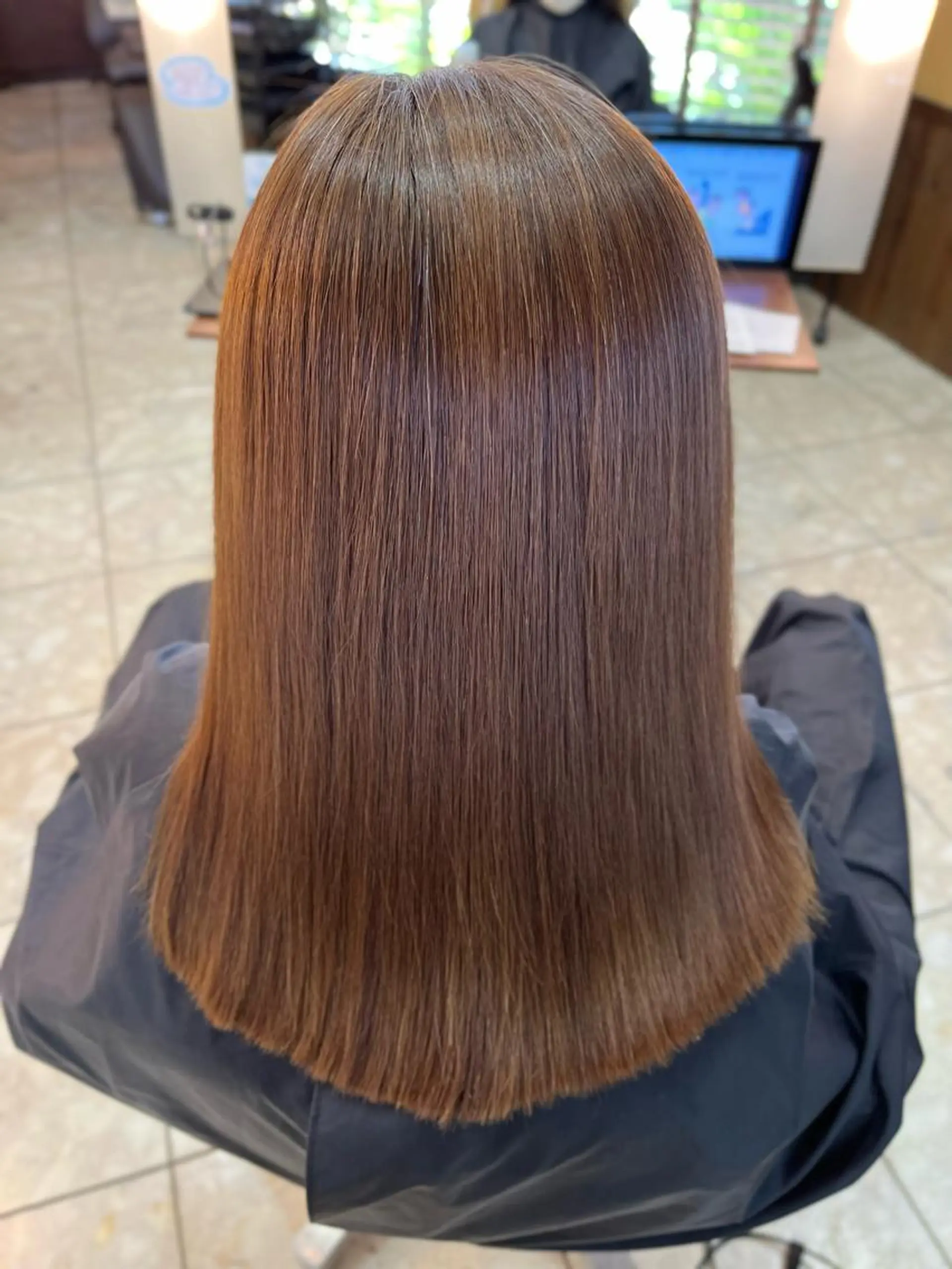 ロング 縮毛矯正/髪質改善 飯田公祐のヘアスタイル