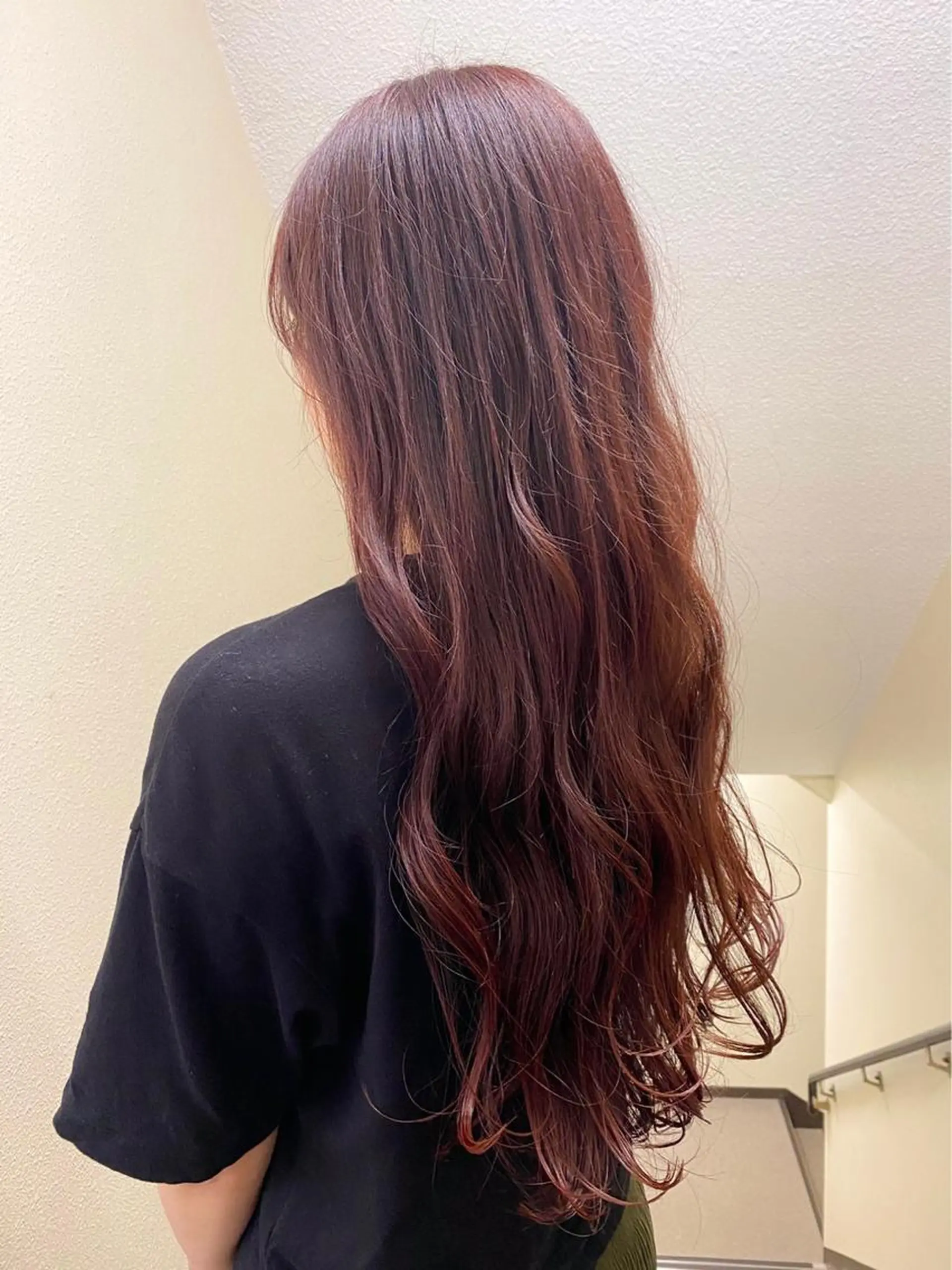 ロング カラー キッズ ネイル マツエク・マツパ 女性専用サロン梅田 髪質改善カラーakiのヘアスタイル