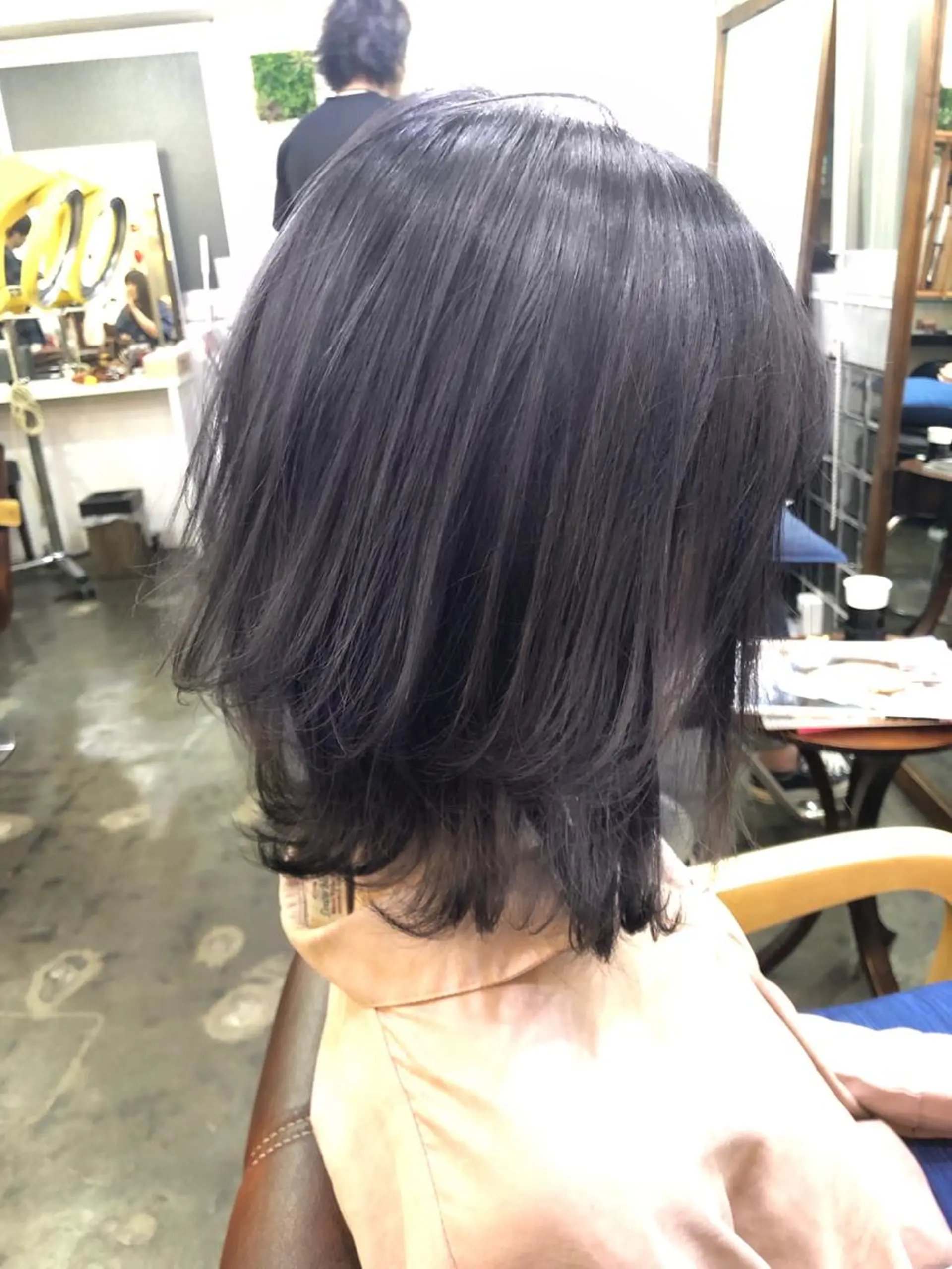 セミロング カラー 【艶髪×韓国風】 毛流れ職人 RYOのヘアスタイル