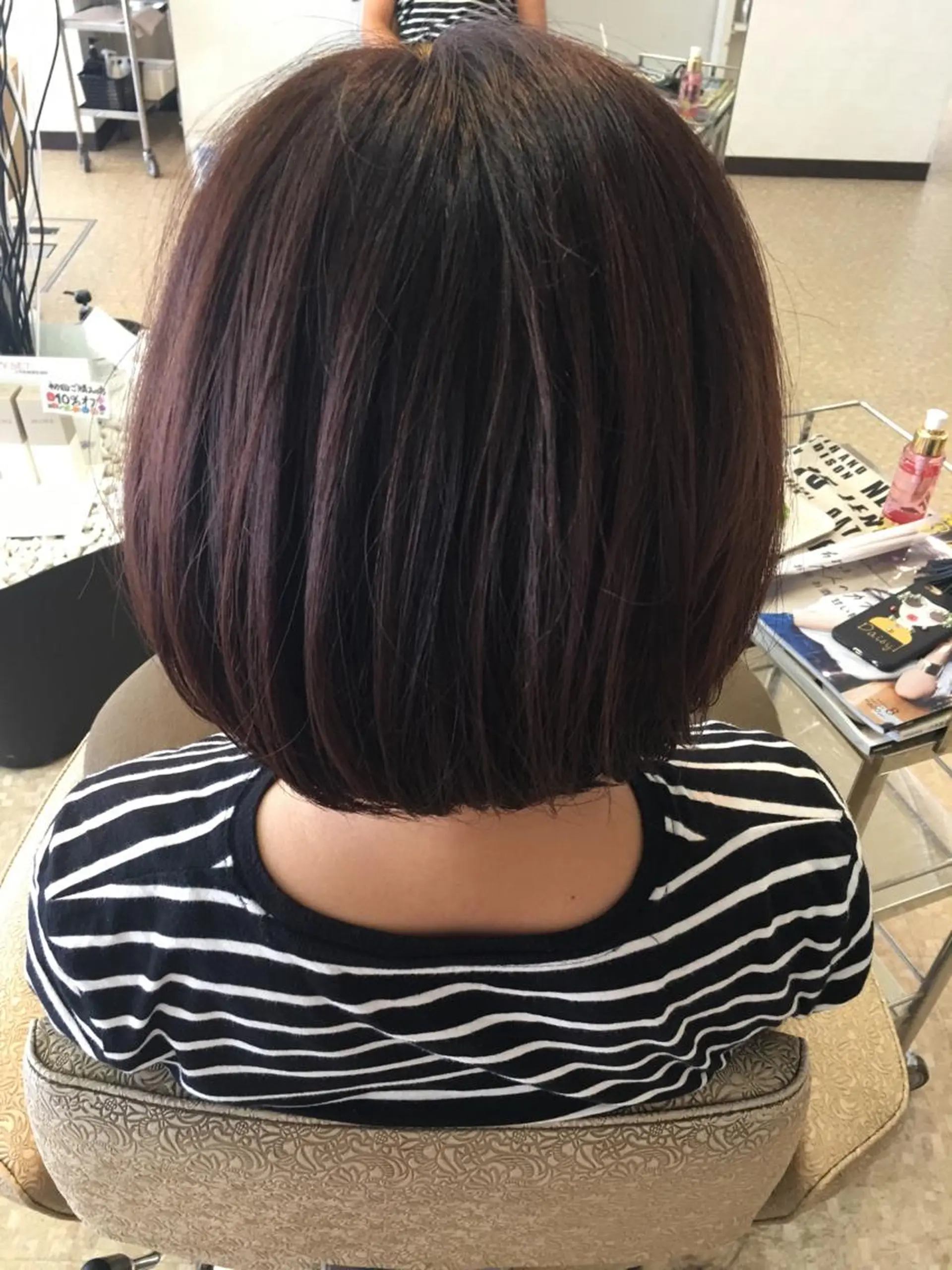 ミディアム Agu  hair rupia 金沢店所属・金沢美容室/ 艶髪/夜営業/JINのヘアスタイル