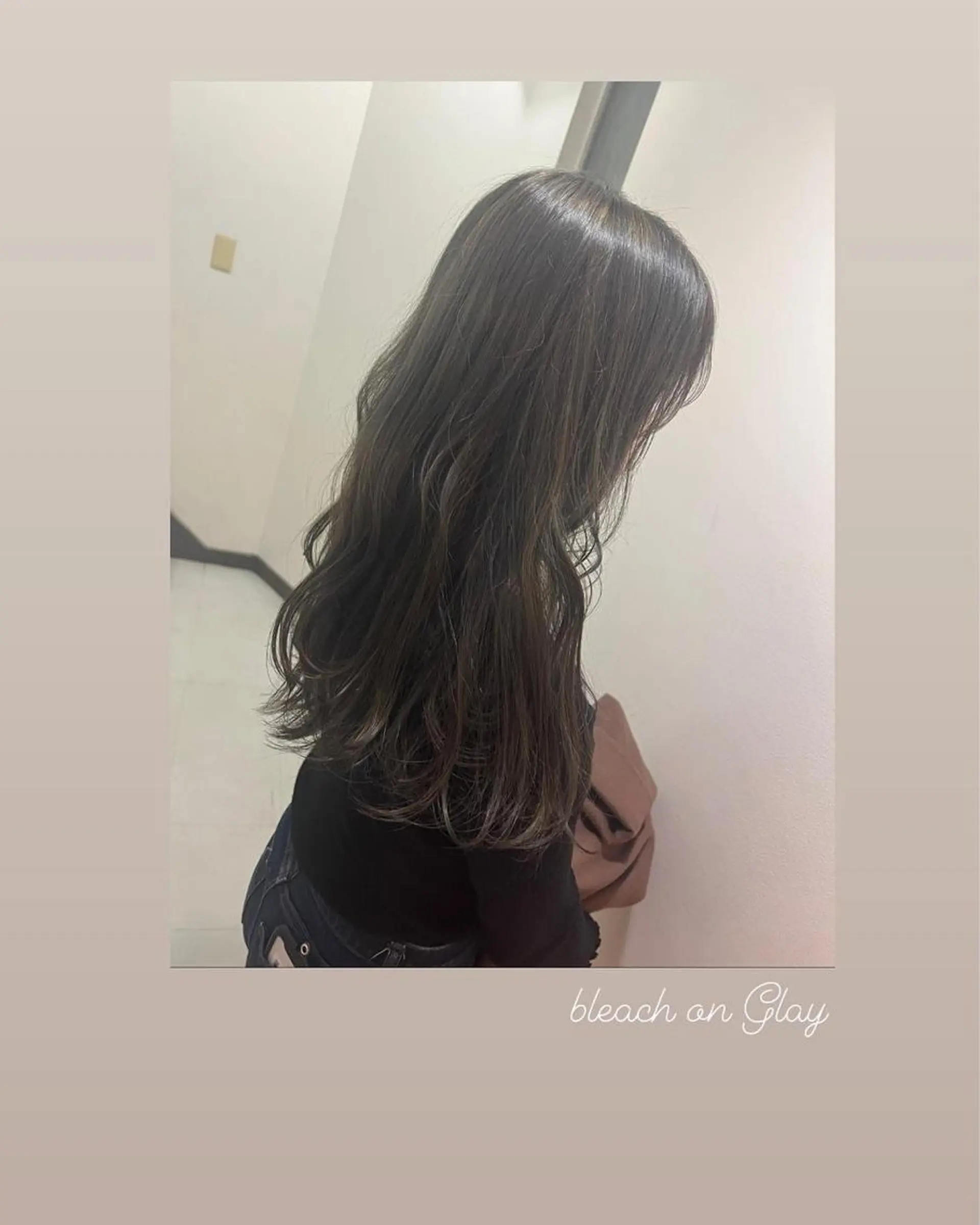 ロング カラー ブリーチ 透明感カラー ダブルカラー グレージュ カット ヘアカラー トリートメント ハイライト/インナー /ブリーチ/レイヤーのヘアスタイル