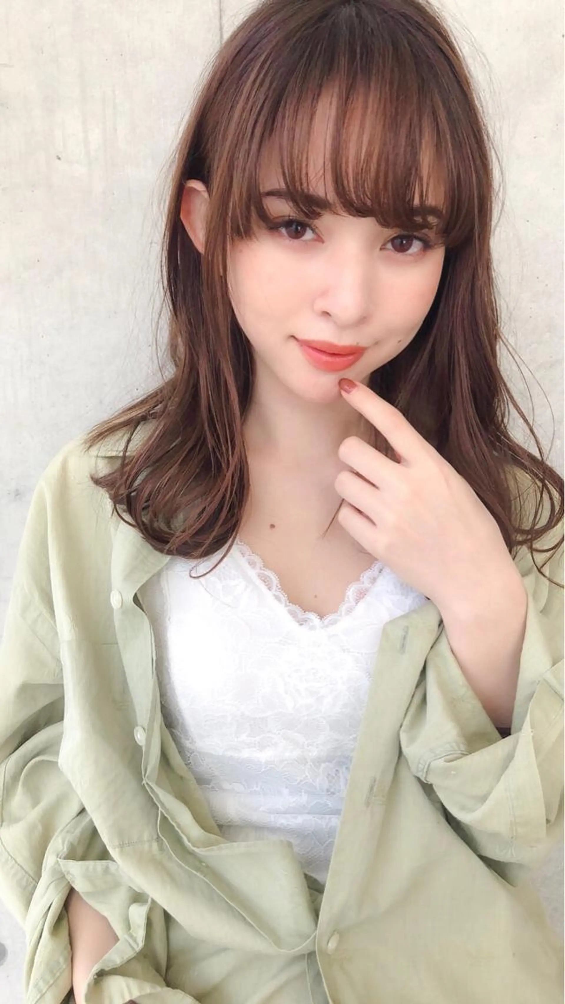 ミディアム パーマ lar 立川南口所属・レイヤーボブ/ボブ 仲川和人のヘアスタイル