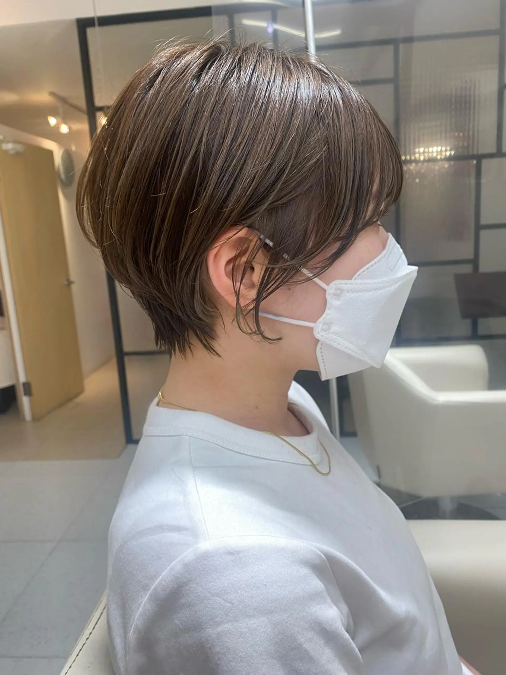 ショート カラー カット トリートメント 安永 涼のヘアスタイル