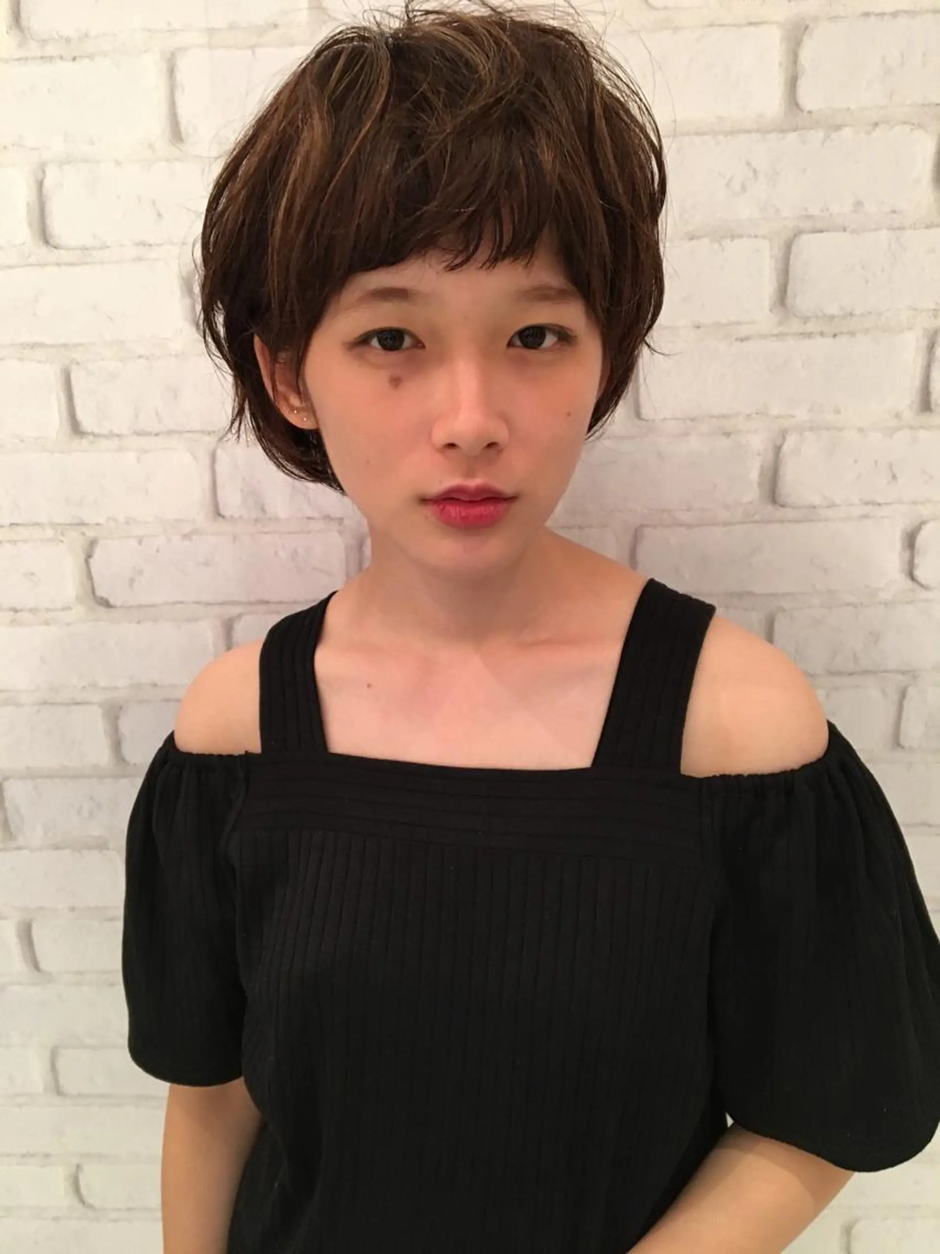 ショート パーマ THE DAY所属・AKI HASHIMOTOのヘアスタイル