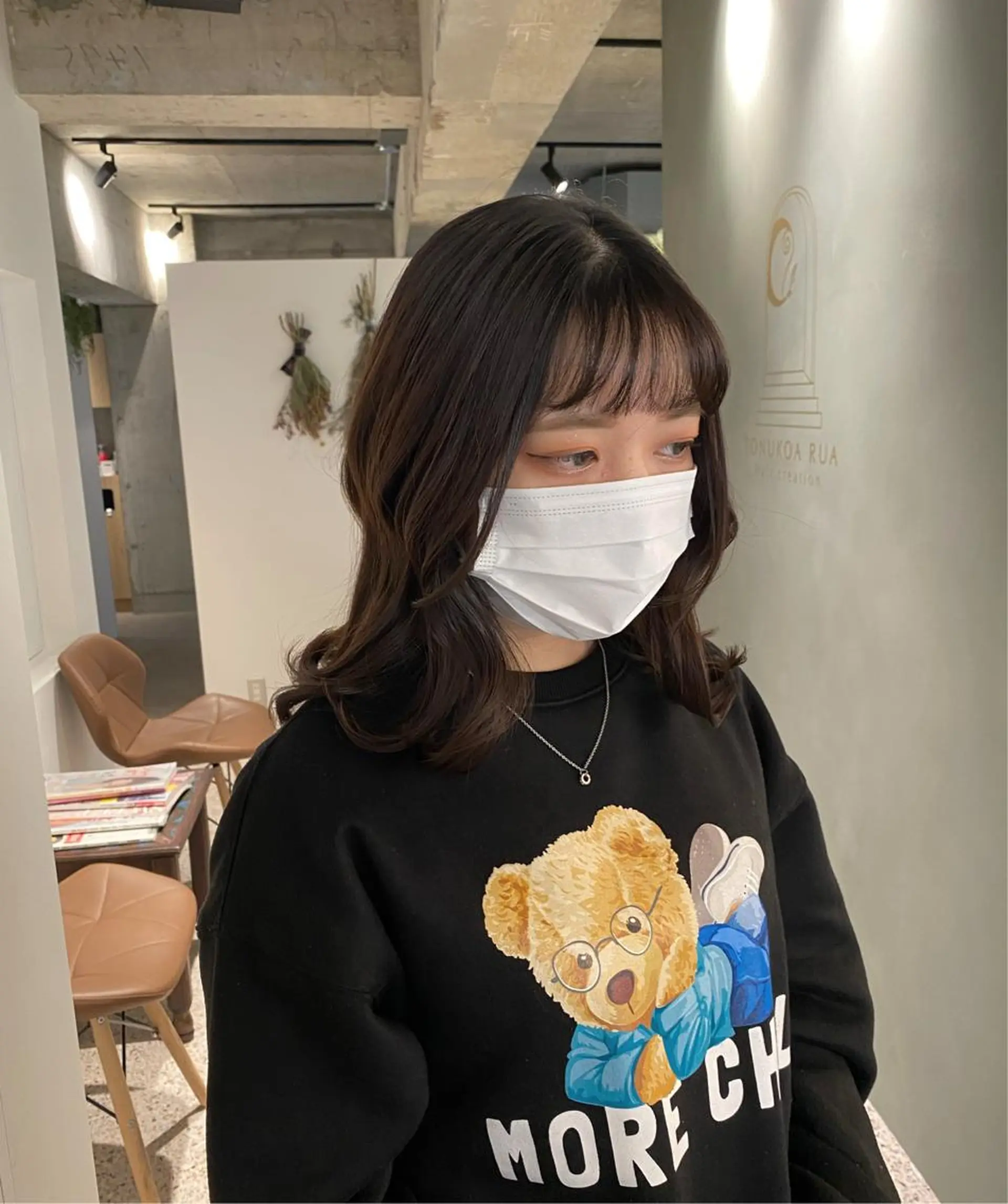 ミディアム Tonukoa Rua所属・レディースモデル カット/中川翔太のヘアスタイル