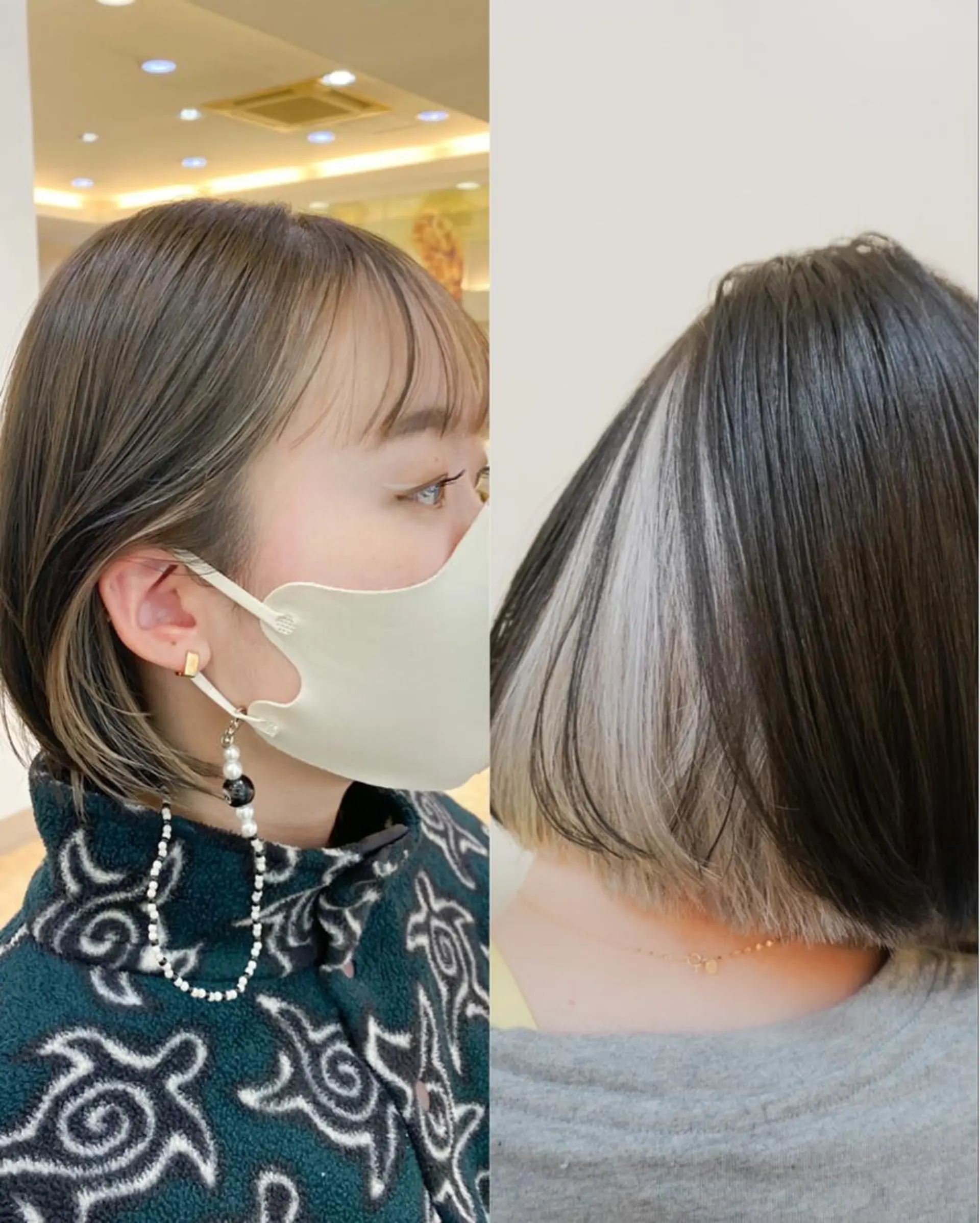 ショート カラー インナーカラー ミタニ/髪質改善 /レイヤーカットのヘアスタイル