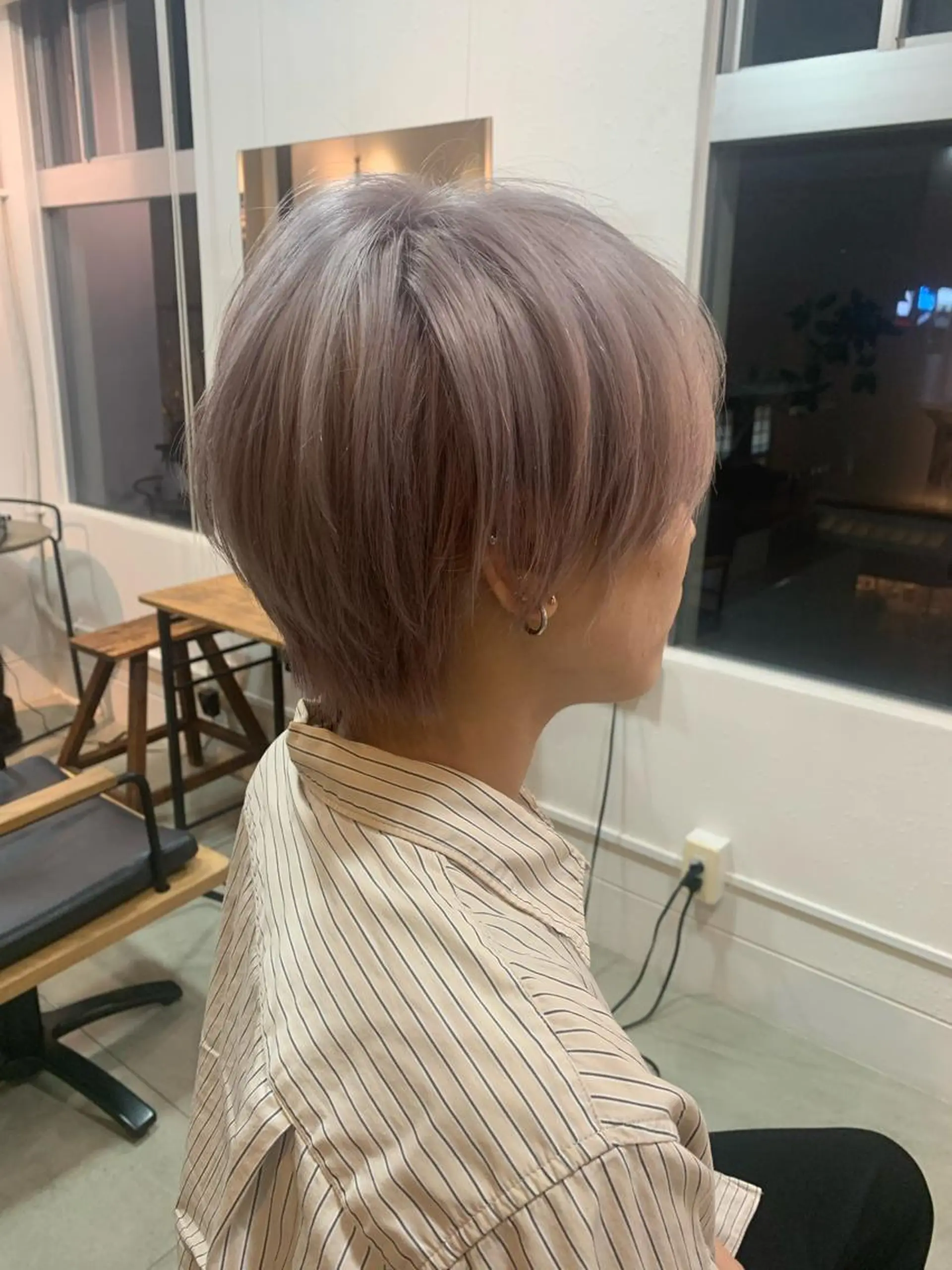 ショート カラー 船津武俊 フナツタケトシのヘアスタイル