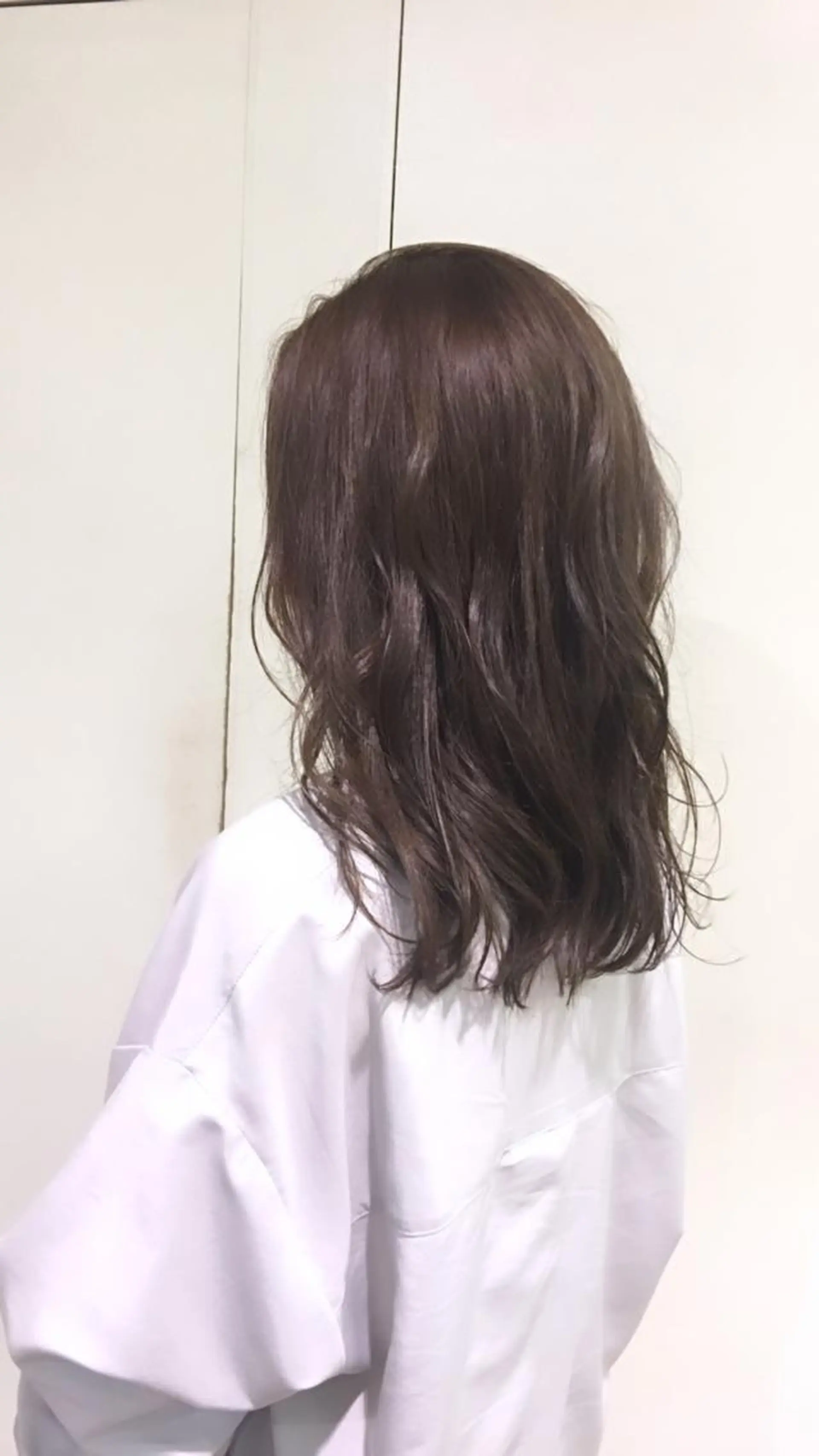 セミロング カラー ヘアアレンジ カット ヘアカラー トリートメント 中村 碧のヘアスタイル