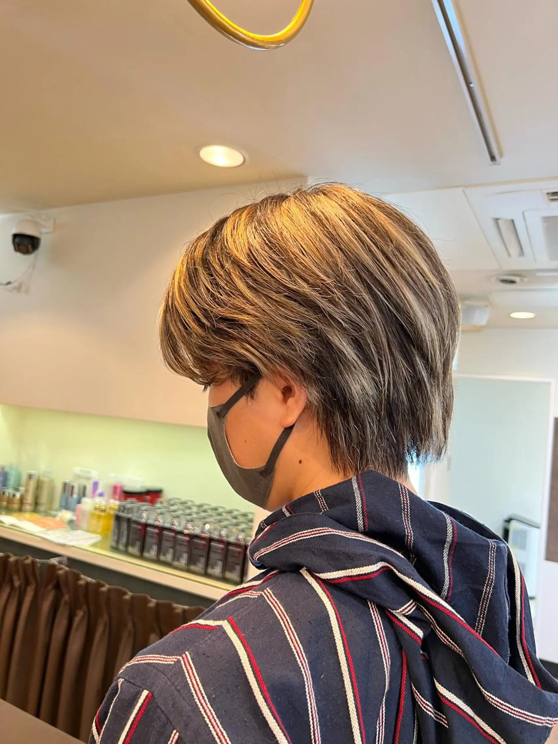 ショート メンズ メンズハイライト ハイライト アンククロス青山店所属・ANKHCROSS りりあのヘアスタイル