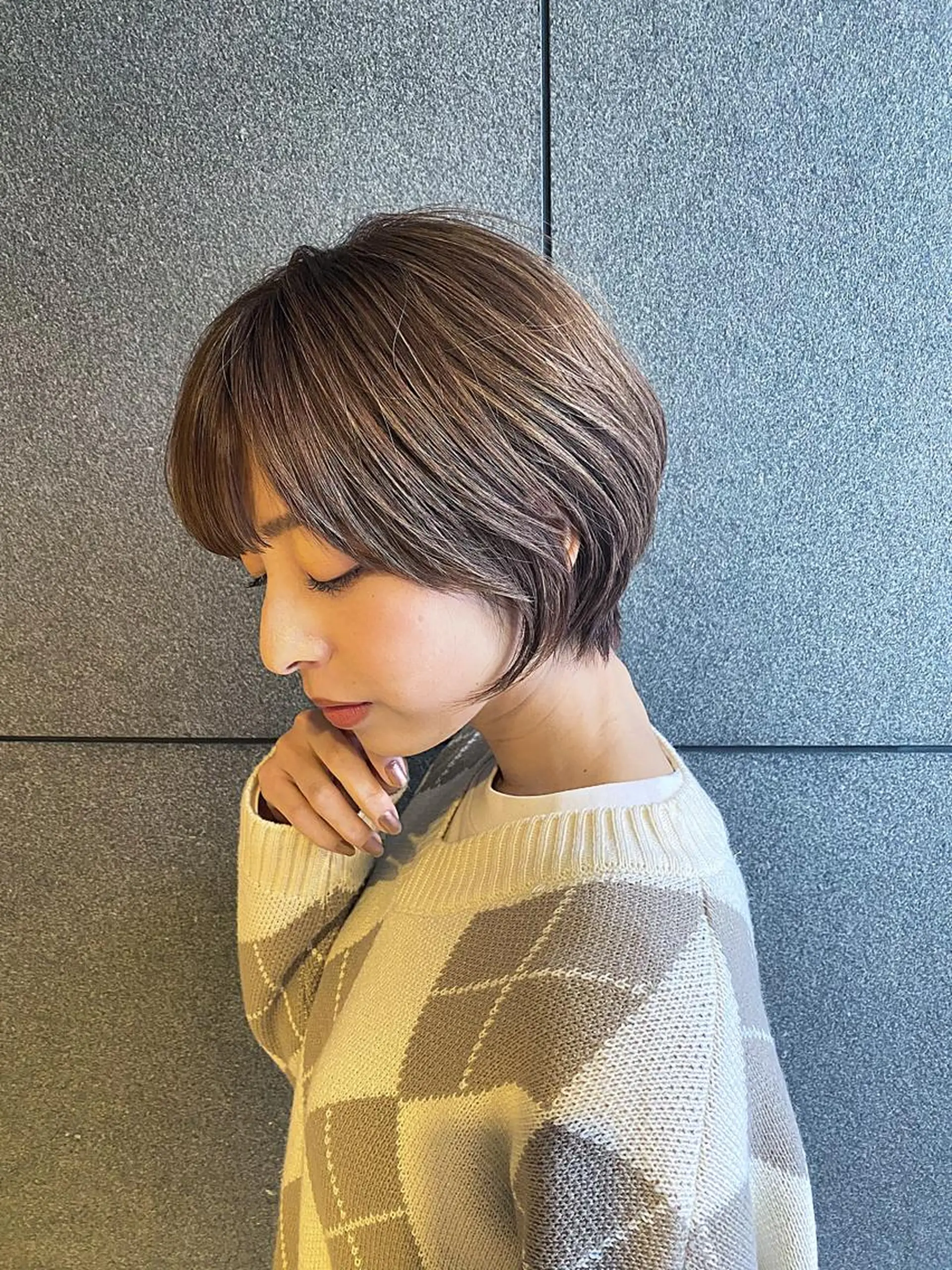 ショート カット 縮毛矯正 トリートメント 銀座ショート特化 渡部 誠のヘアスタイル