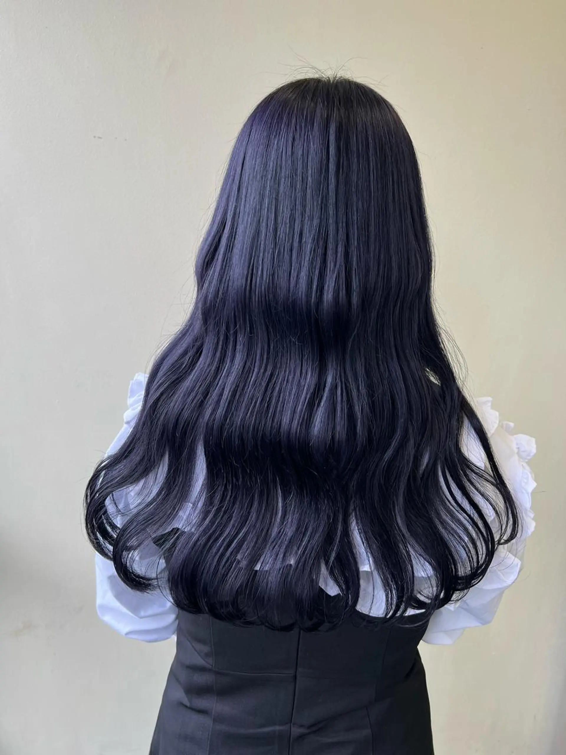 ロング カット ヘアカラー 韓国ヘア🇰🇷 SAYAのヘアスタイル