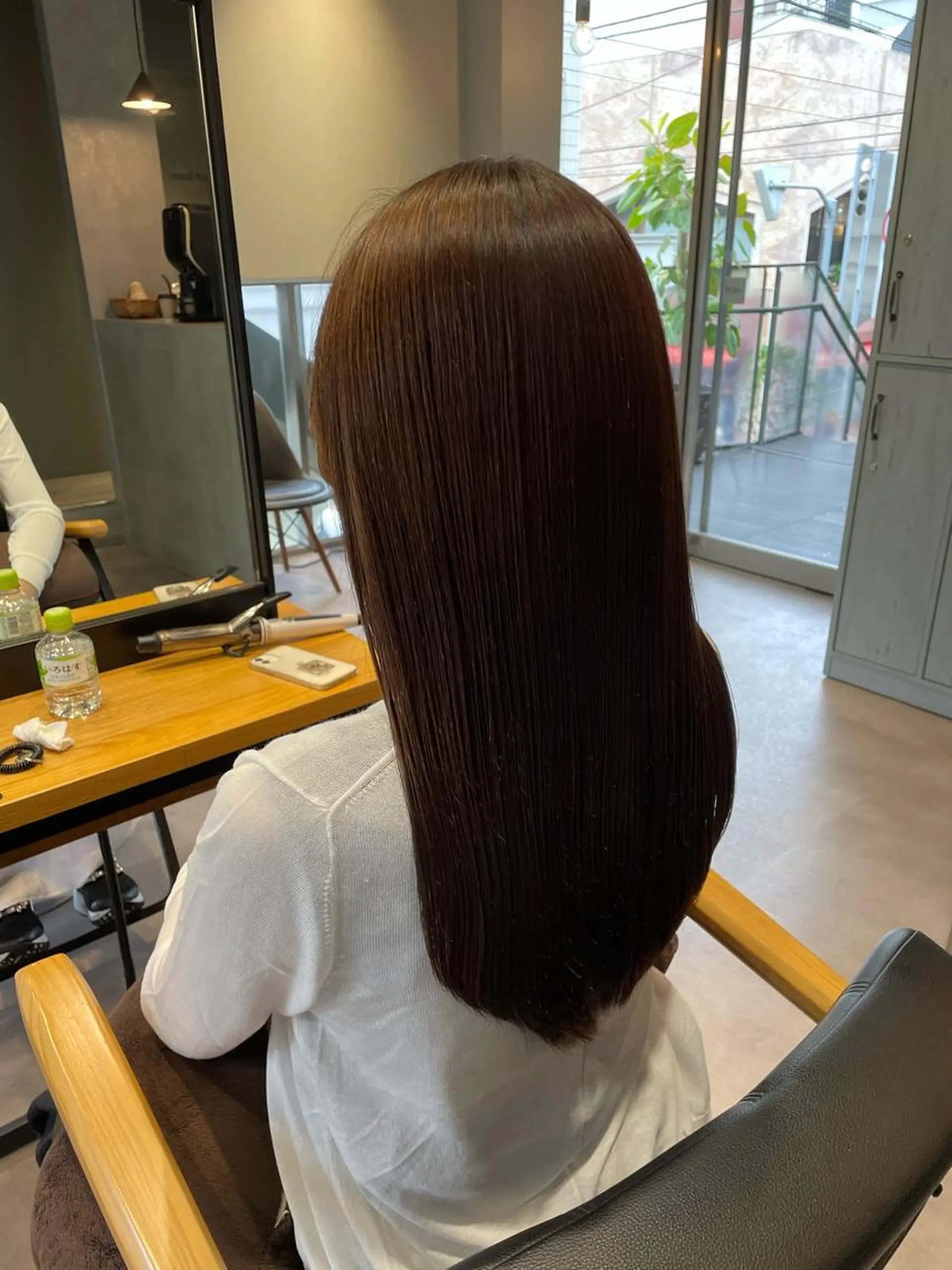 ロング 縮毛矯正 韓国風/オシャレ /縮毛矯正/滝口琴未のヘアスタイル