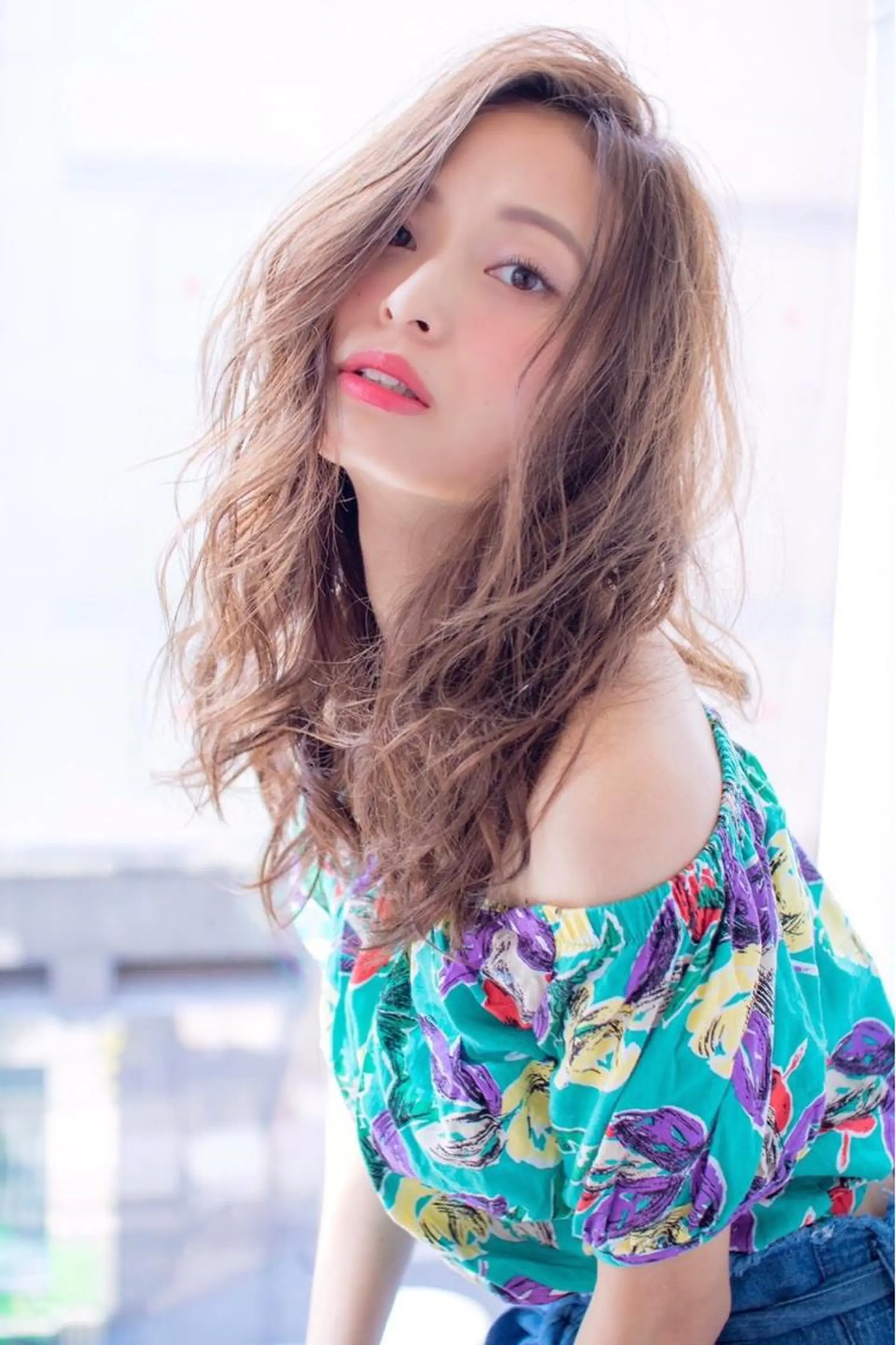 セミロング カラー パーマ ヘアアレンジ カット ヘアカラー トリートメント Lond jeloud 名古屋所属・髪質改善 の達人/杉原碧仁のヘアスタイル