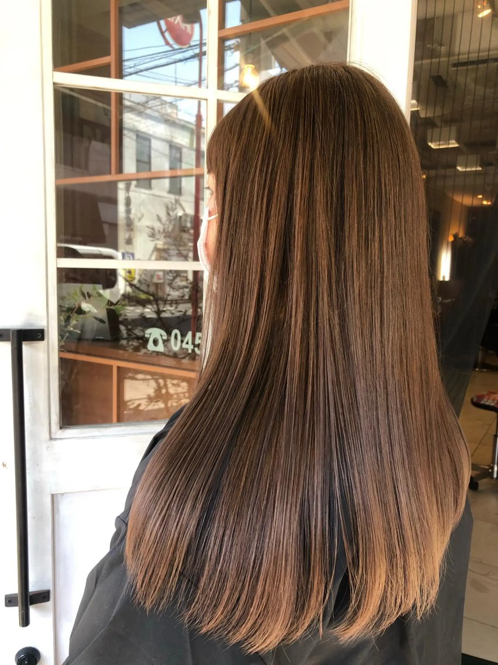 ロング カット 縮毛矯正 s hayamiのヘアスタイル