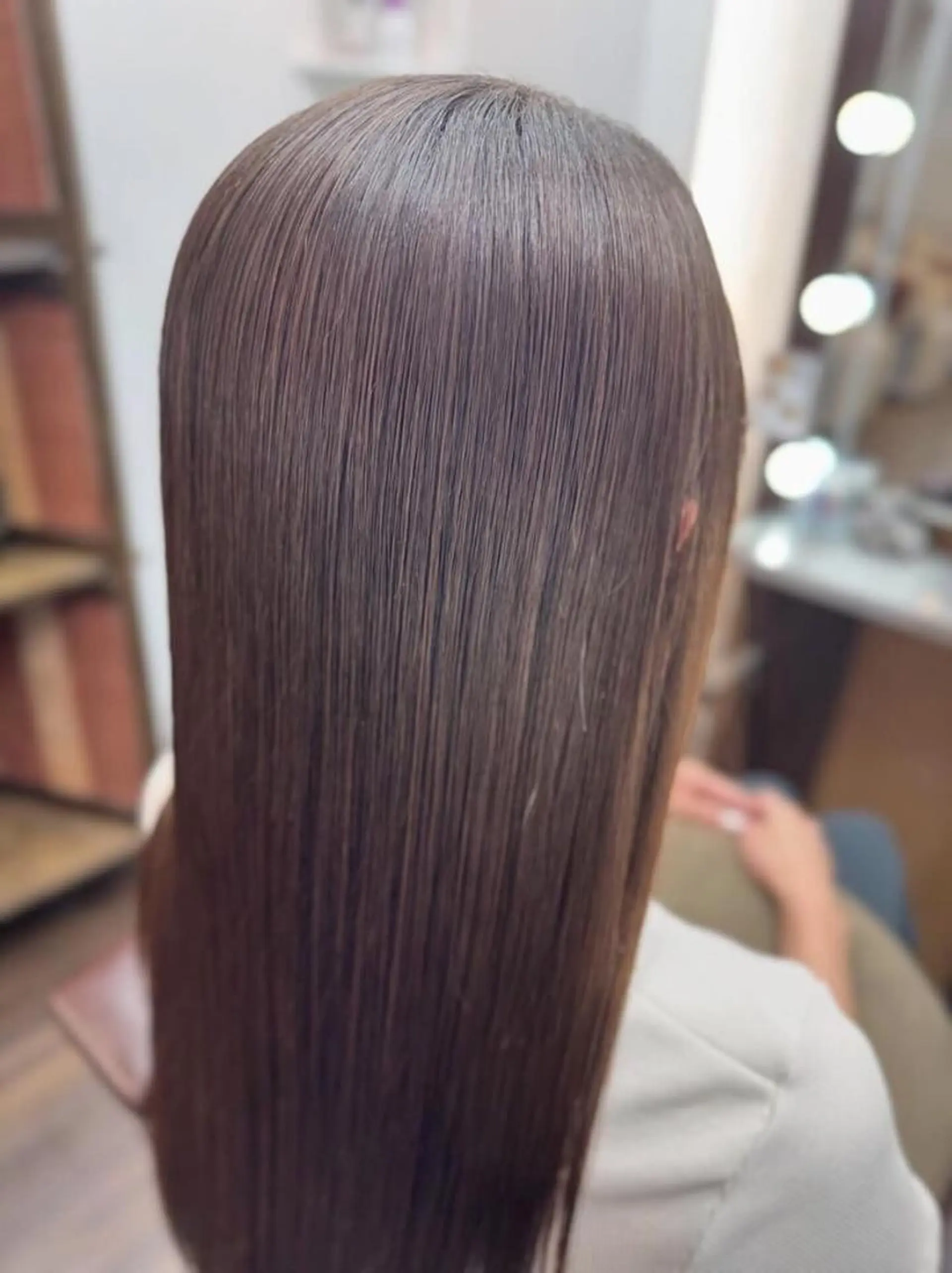 ロング カラー くせ毛 髪質改善 トリートメント カット ヘアカラー トリートメント 美髪育成salon 髪質改善 FORMAのヘアスタイル