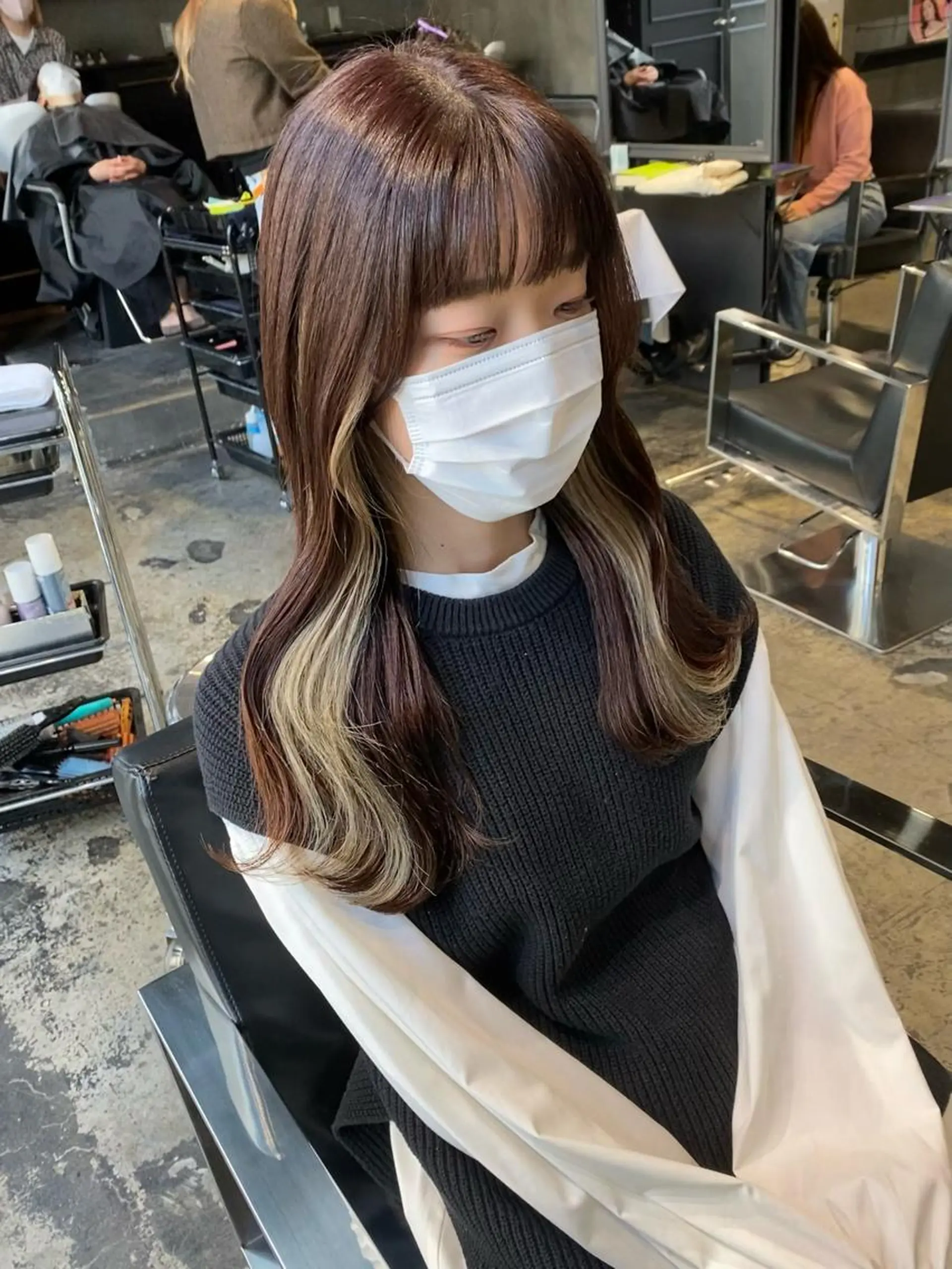 ロング カラー Agu hair lore沼館店所属・八戸パーマ/メンズパ ーマ/シンゴ。のヘアスタイル