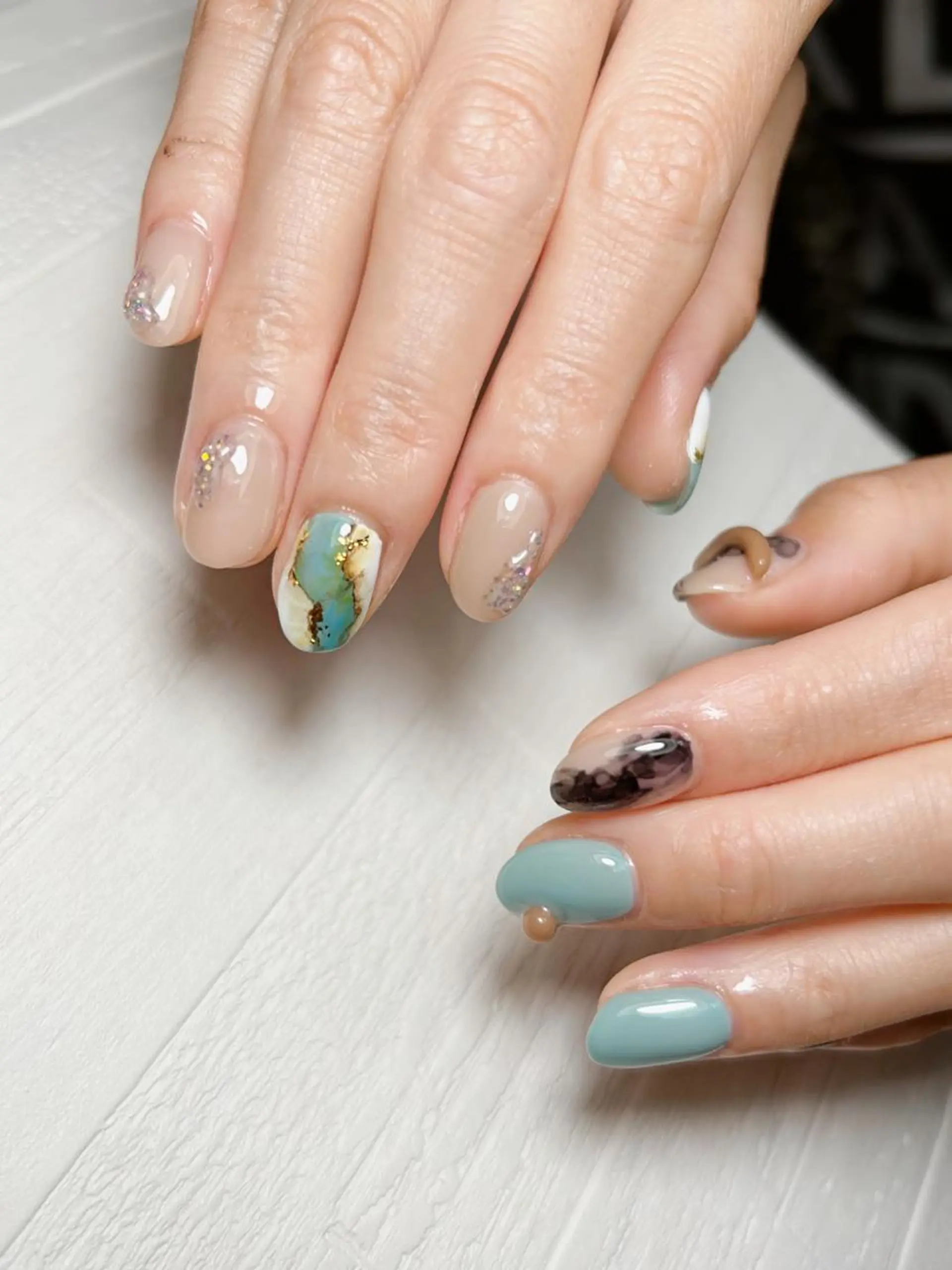 ネイル ハンドネイル 大崎 奈々のネイルデザイン