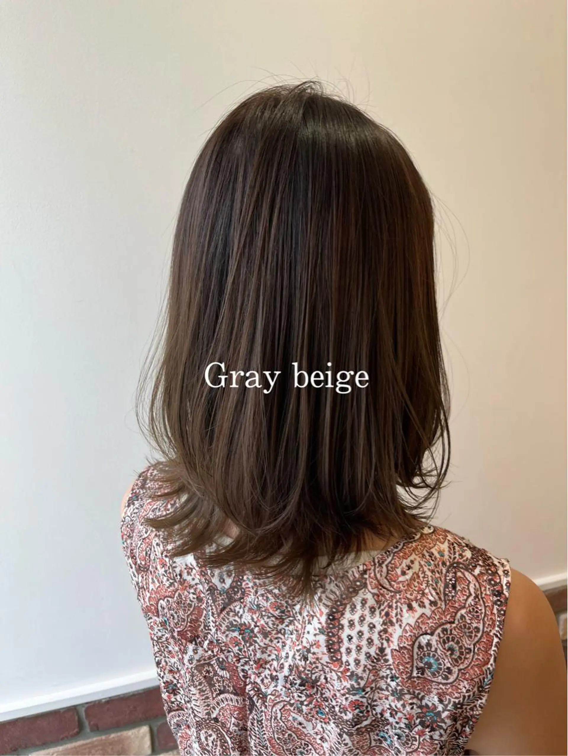 セミロング カラー ヘアカラー トリートメント ボブ🍊暖色カラー 浅草【Bob美容師】のヘアスタイル