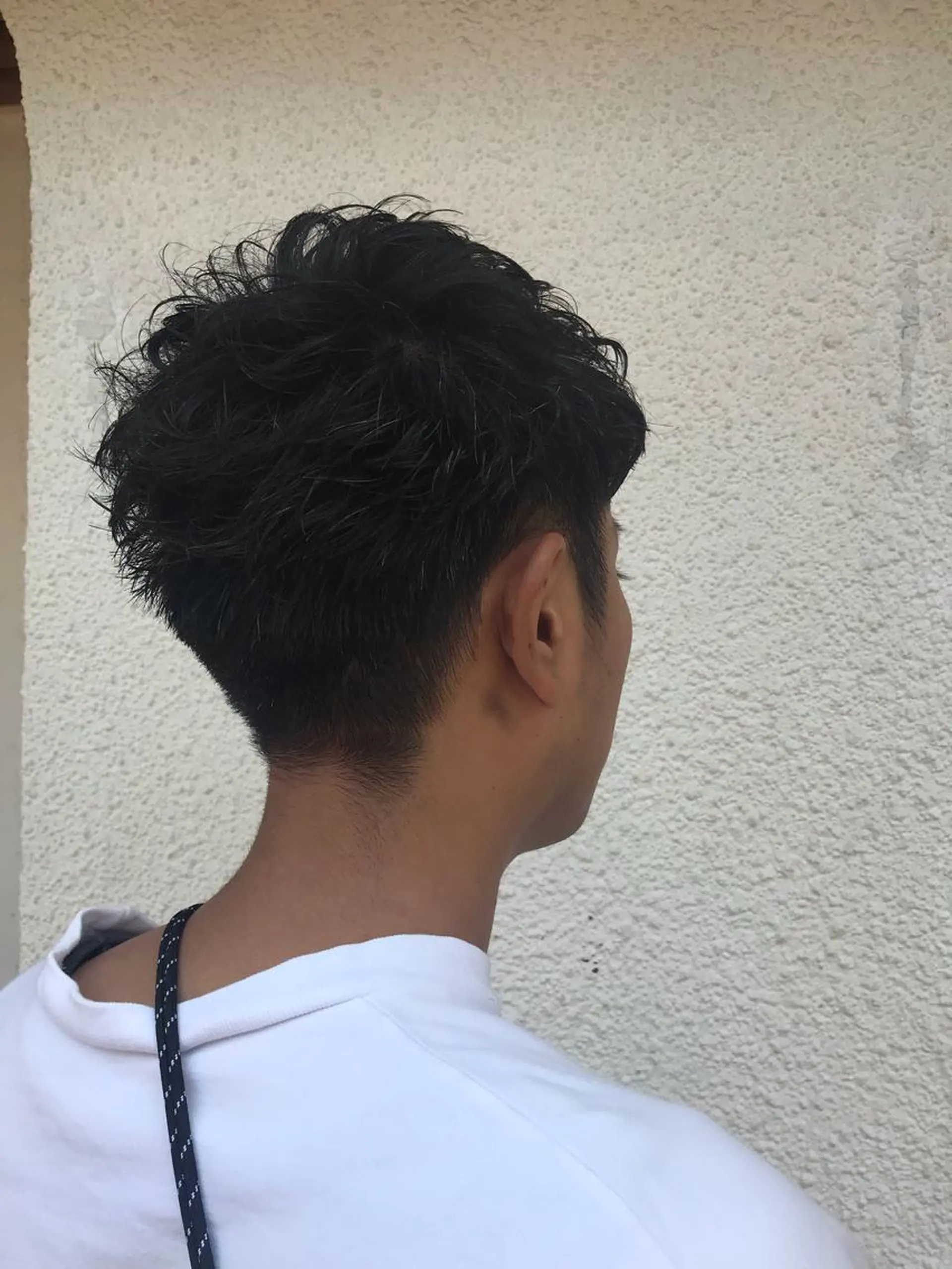 ショート カラー パーマ メンズ JUNTA 梅田茶屋町のヘアスタイル