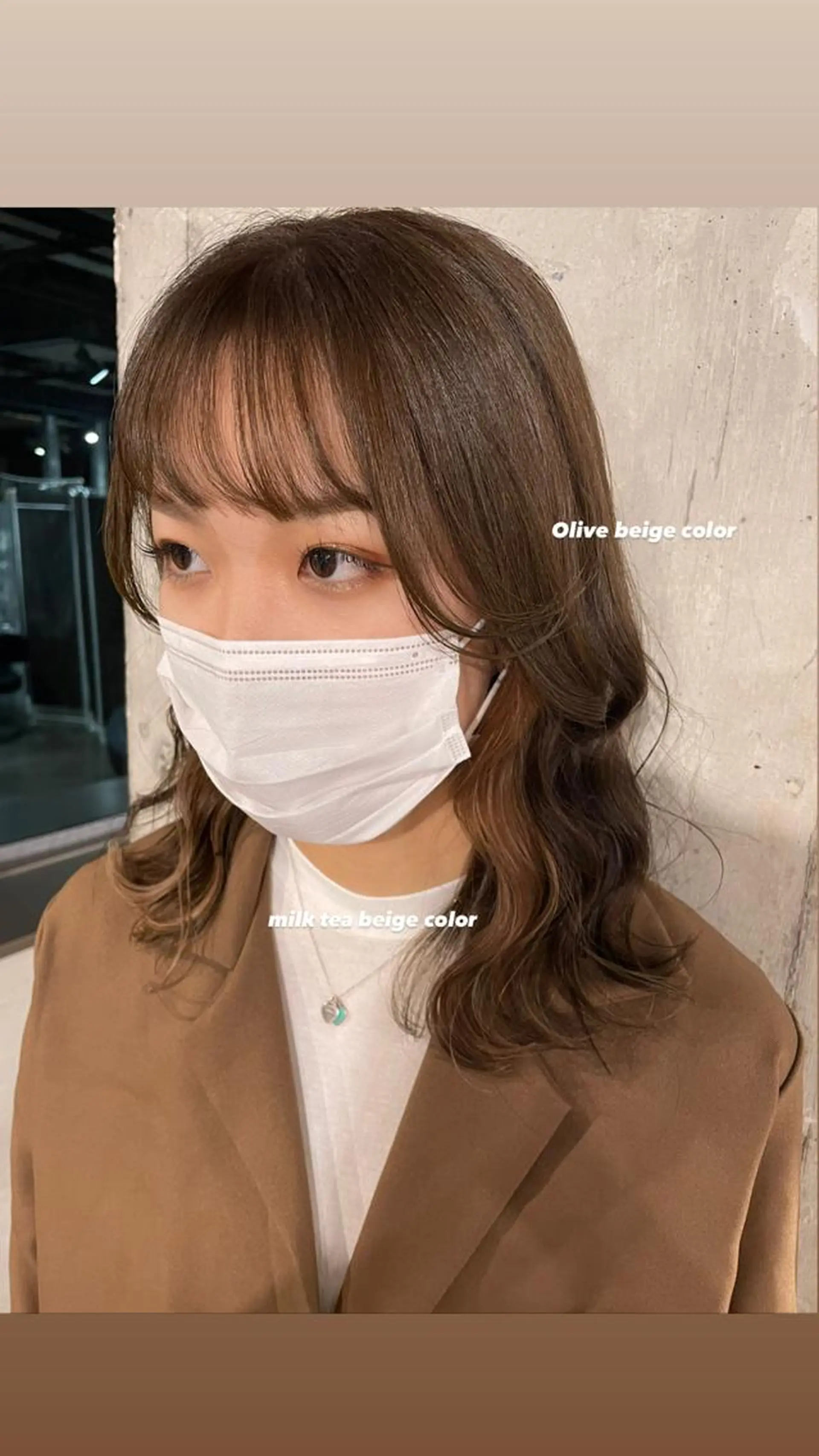 セミロング カラー パーマ ヘアアレンジ メンズ キッズ ネイル マツエク・マツパ 透明感カラー・レイヤ ー🎀amika🎀のヘアスタイル