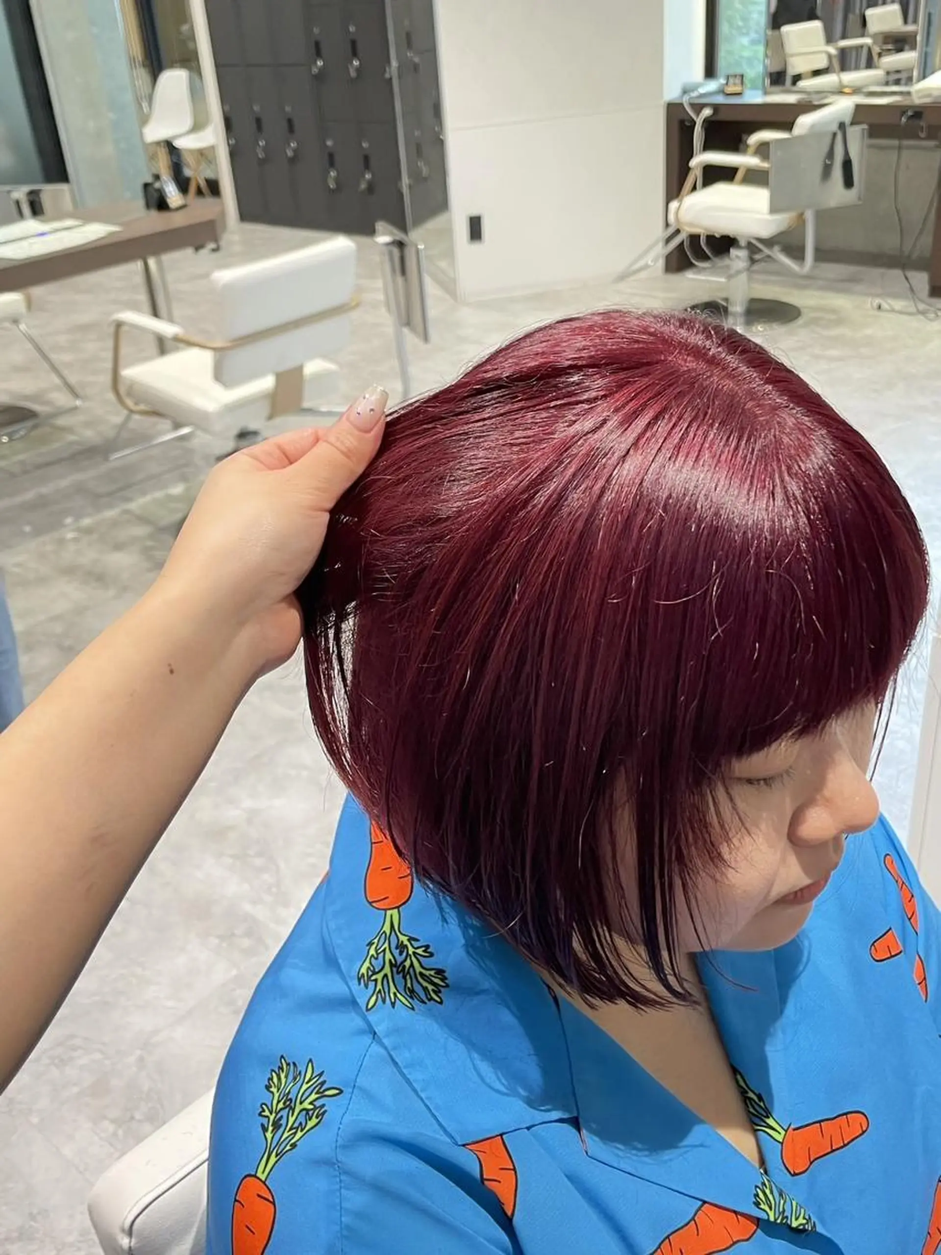 ミディアム 縮毛矯正特化🩰 竹口はるかのヘアスタイル