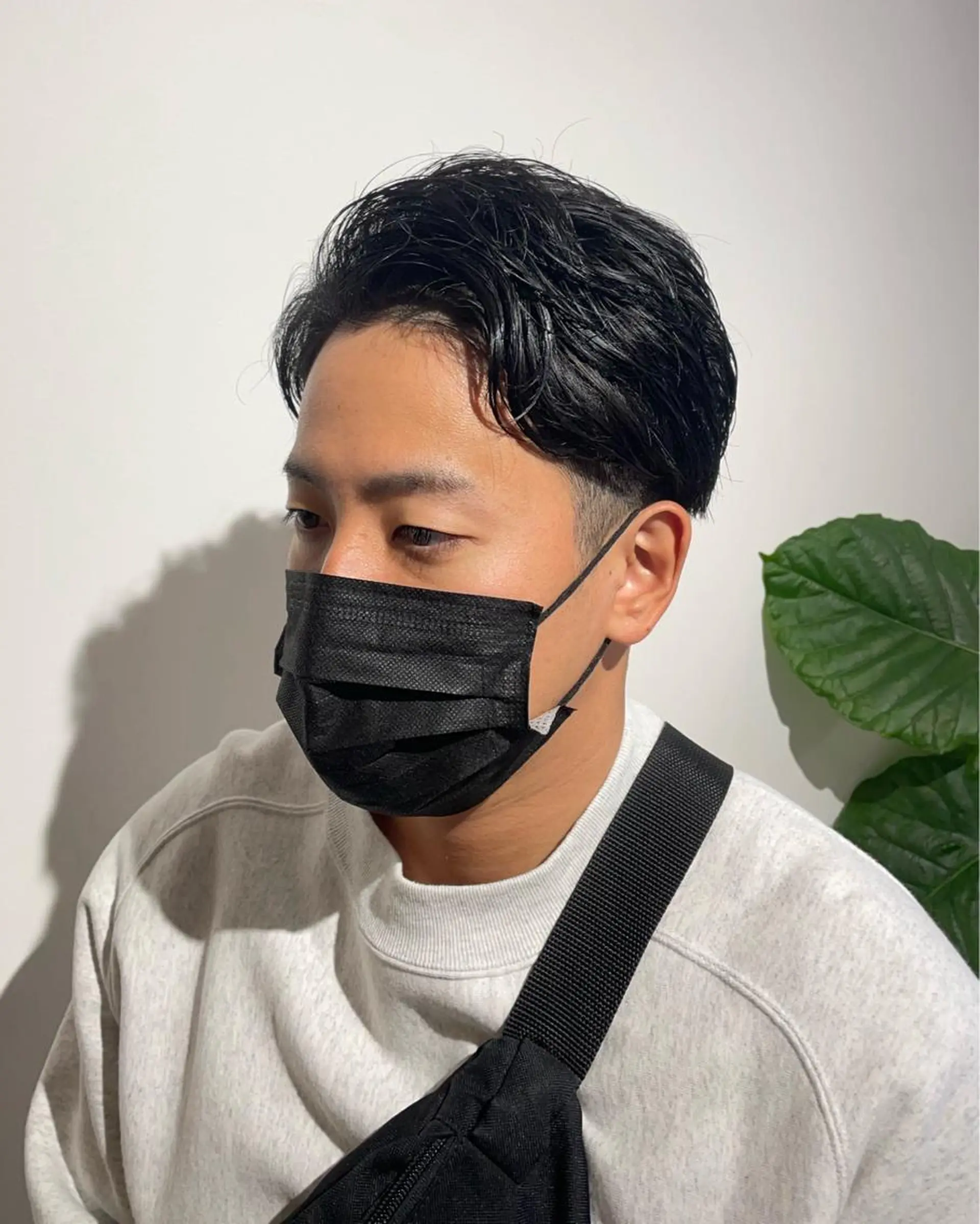 ショート メンズ アップバング 津田 真志のヘアスタイル