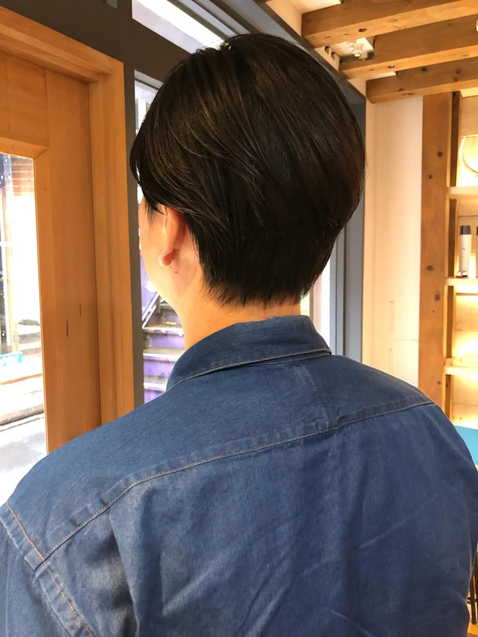 ショート パーマ メンズ あずまぐち めぐみのヘアスタイル