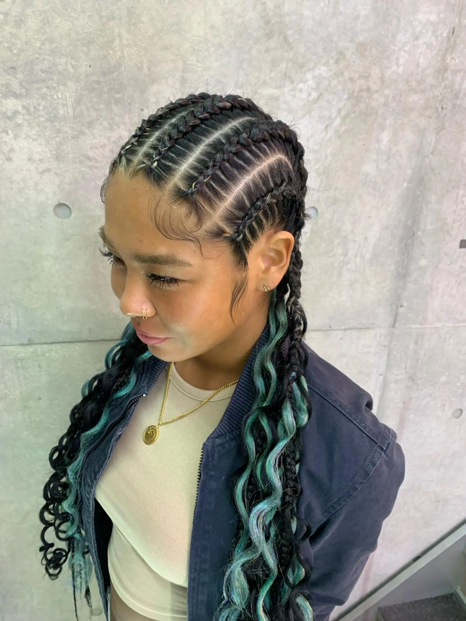 ロング ヘアアレンジ ヘアセット HARURU🪮✨ ブレイズ海外ヘアのヘアスタイル