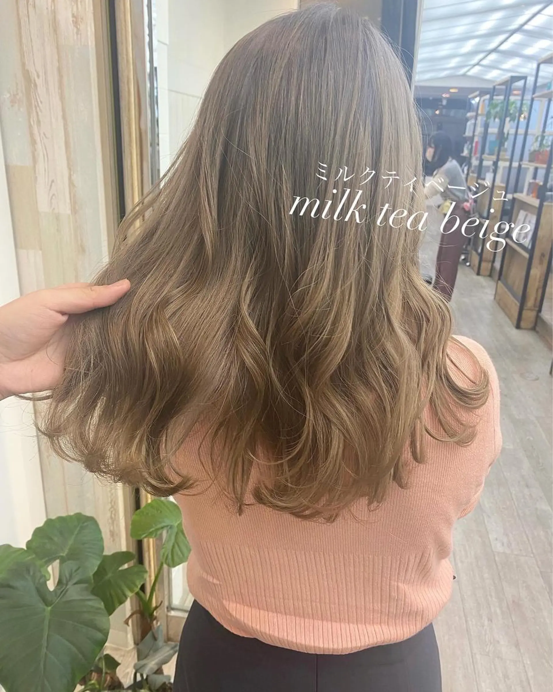 セミロング カット ヘアカラー トリートメント B3  SHARE SALON【ビースリーシェアサロン】所属・☀️透明感color KURO☀️のヘアスタイル