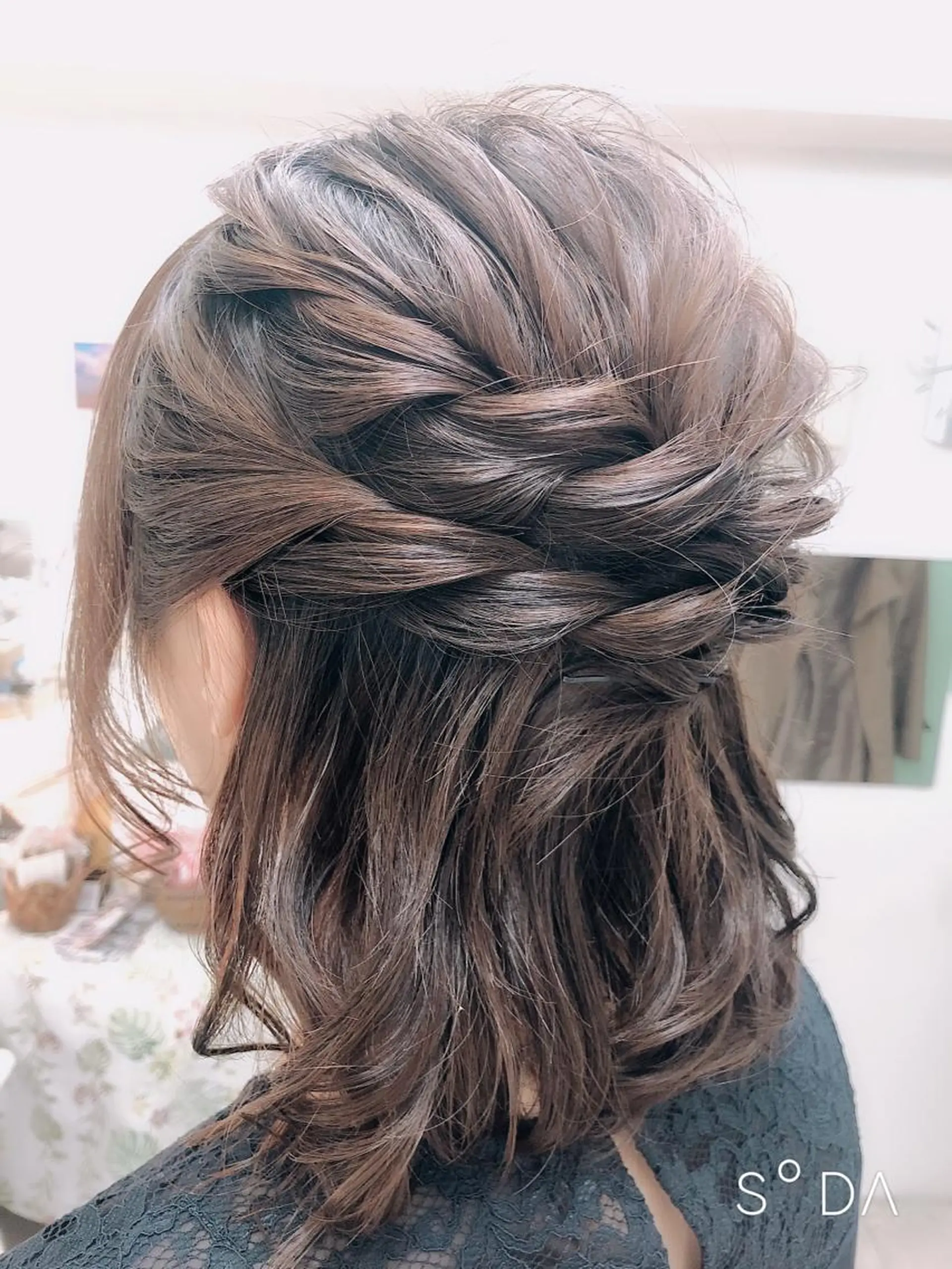 ミディアム 六本木/ヘアセット /hairmakeのヘアスタイル