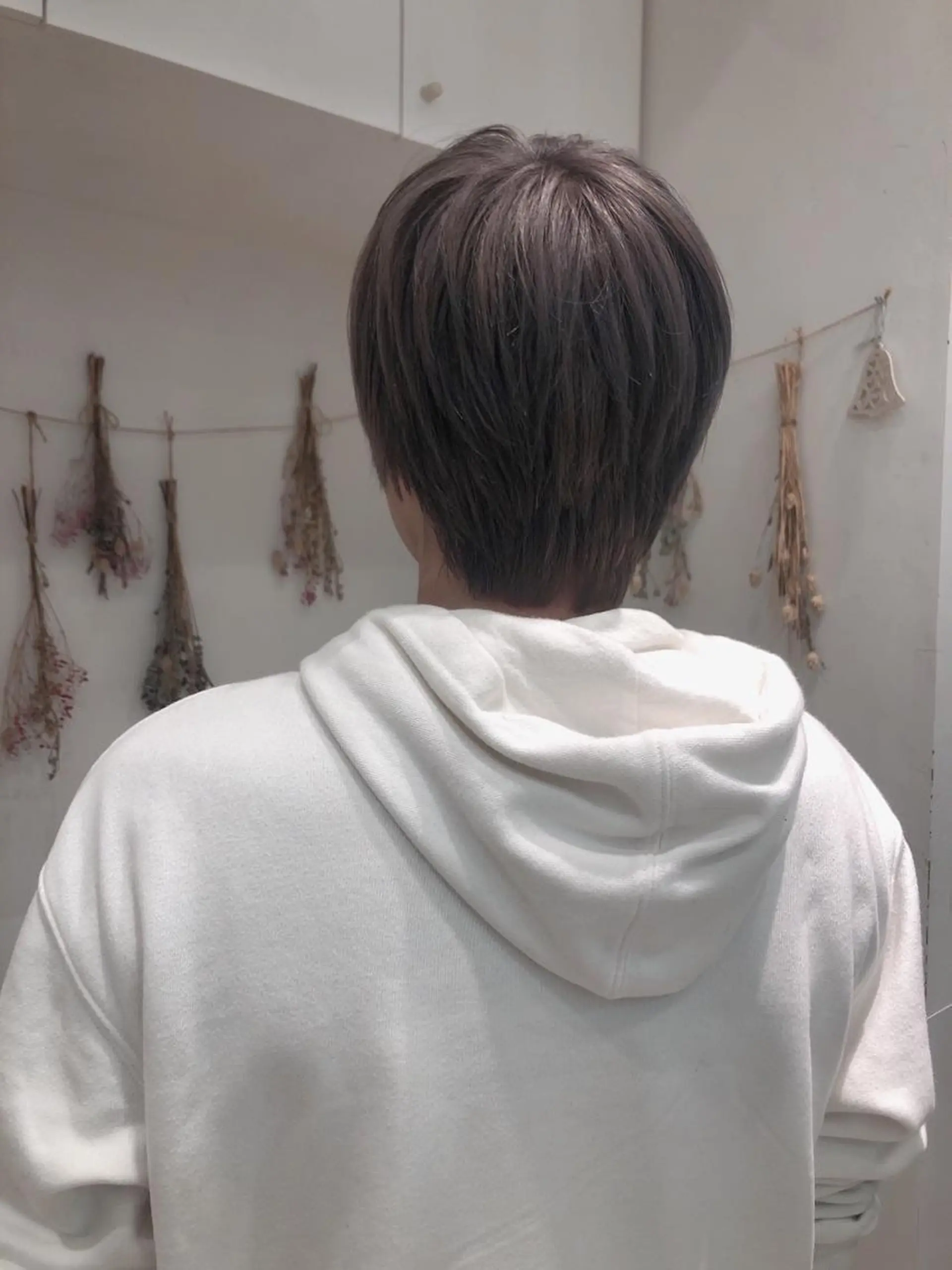 カラー メンズ 透明感カラー シルバー はだゆうき @hadadan08のヘアスタイル