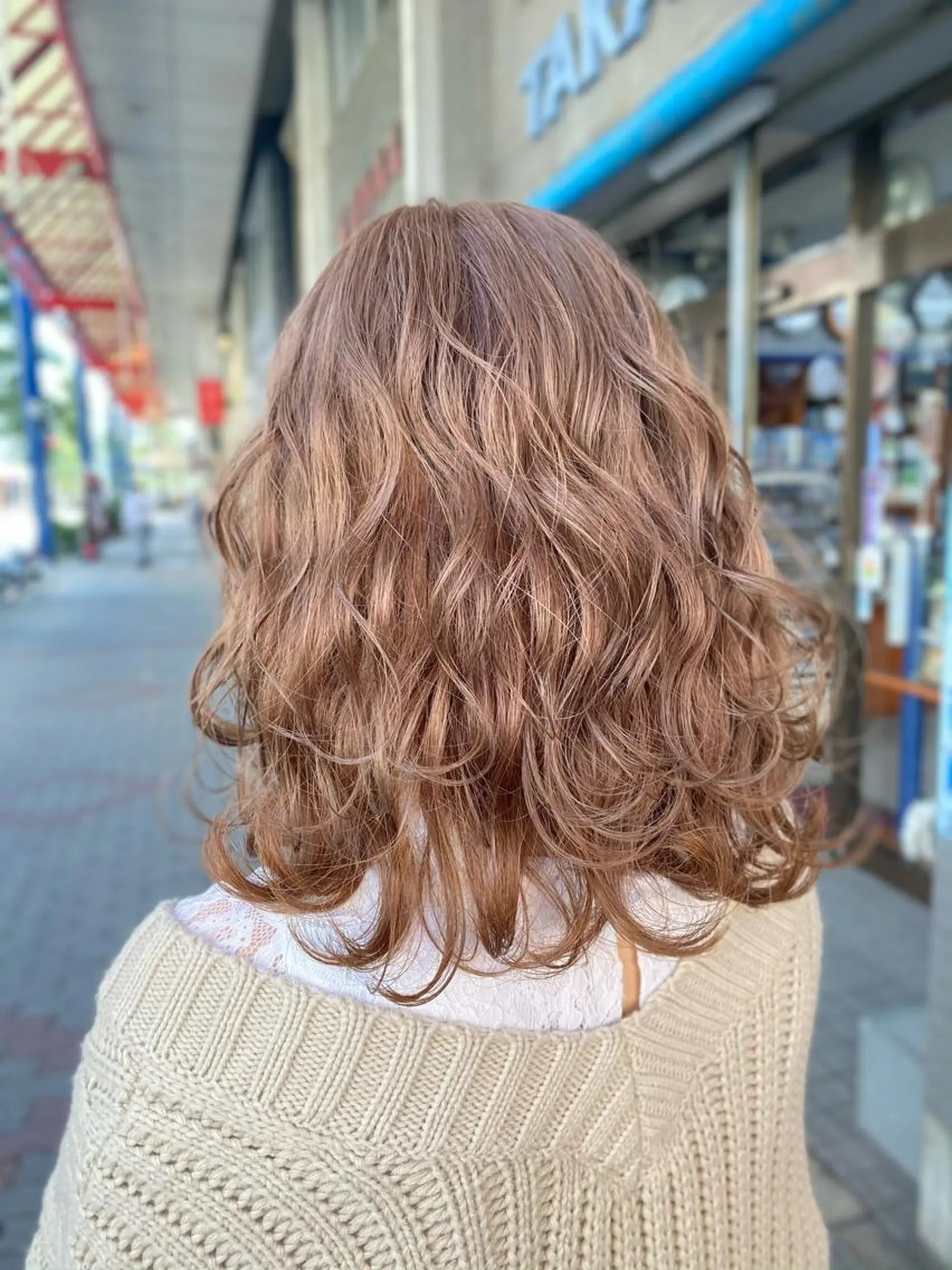 ミディアム ヘアカラー ゆぴ☾‪/推しカラー /ハイトーンのヘアスタイル