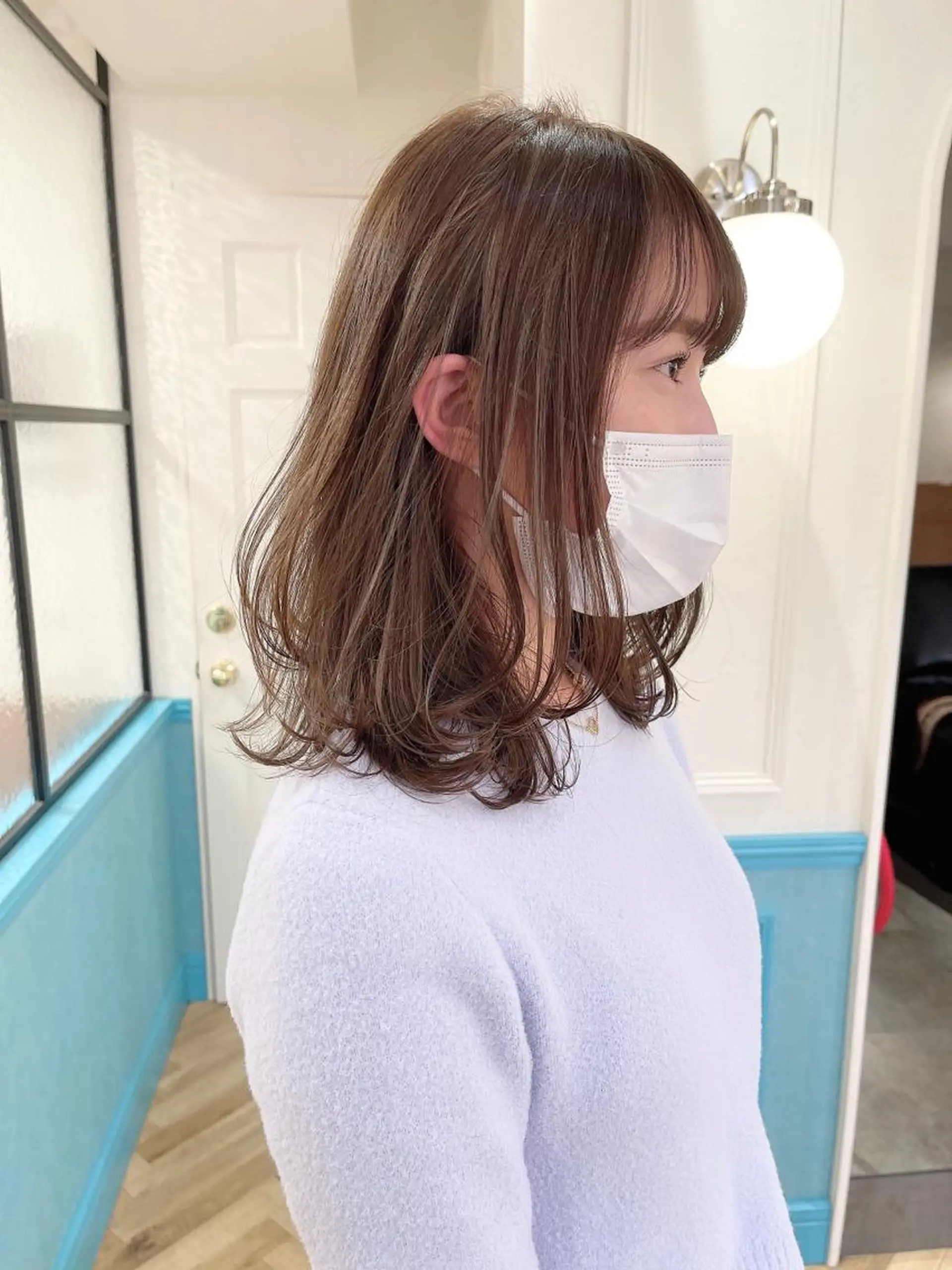 ミディアム カラー パーマ ミディアムパーマ Londideal 高橋ヒロシのヘアスタイル