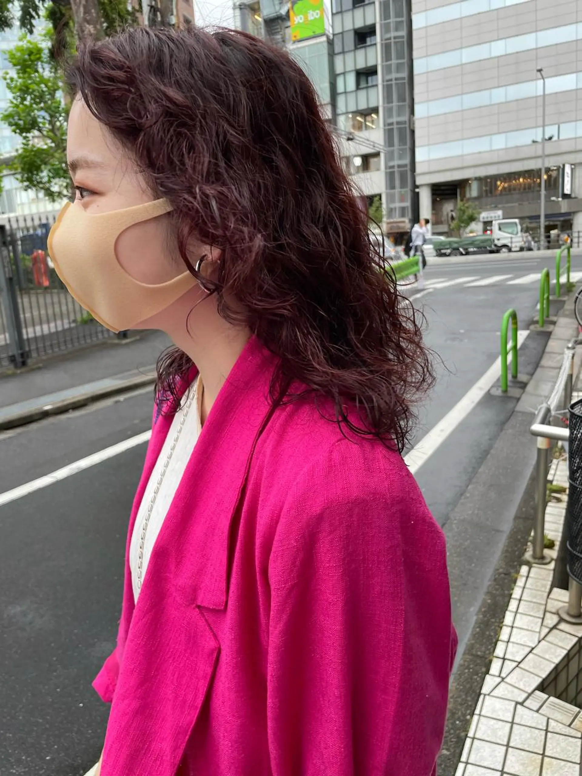 セミロング カラー パーマ キッズ オトナヘア🌸 harukaのヘアスタイル