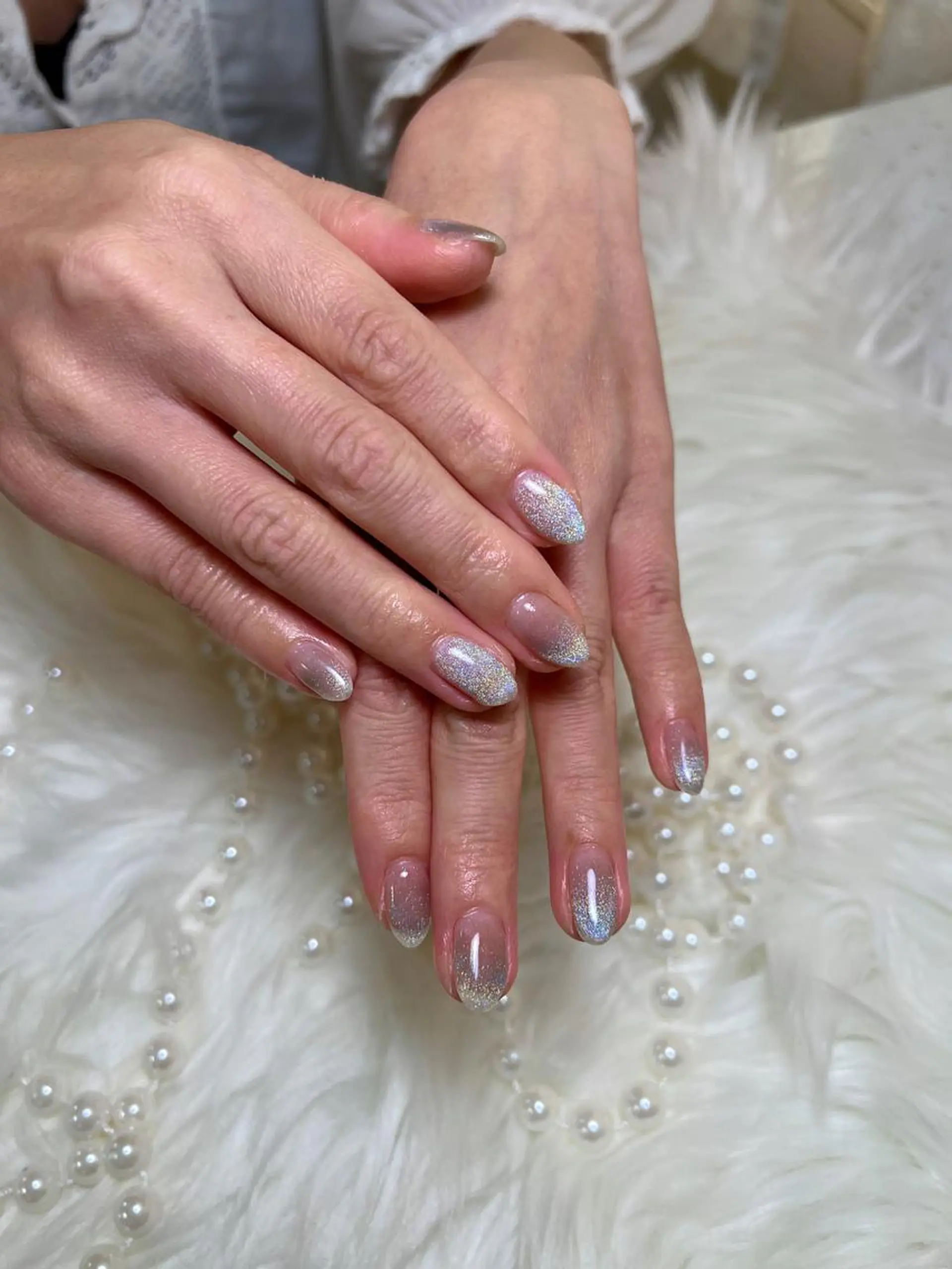 ネイル グラデーション マグネットネイル 米澤 ハナユキのネイルデザイン