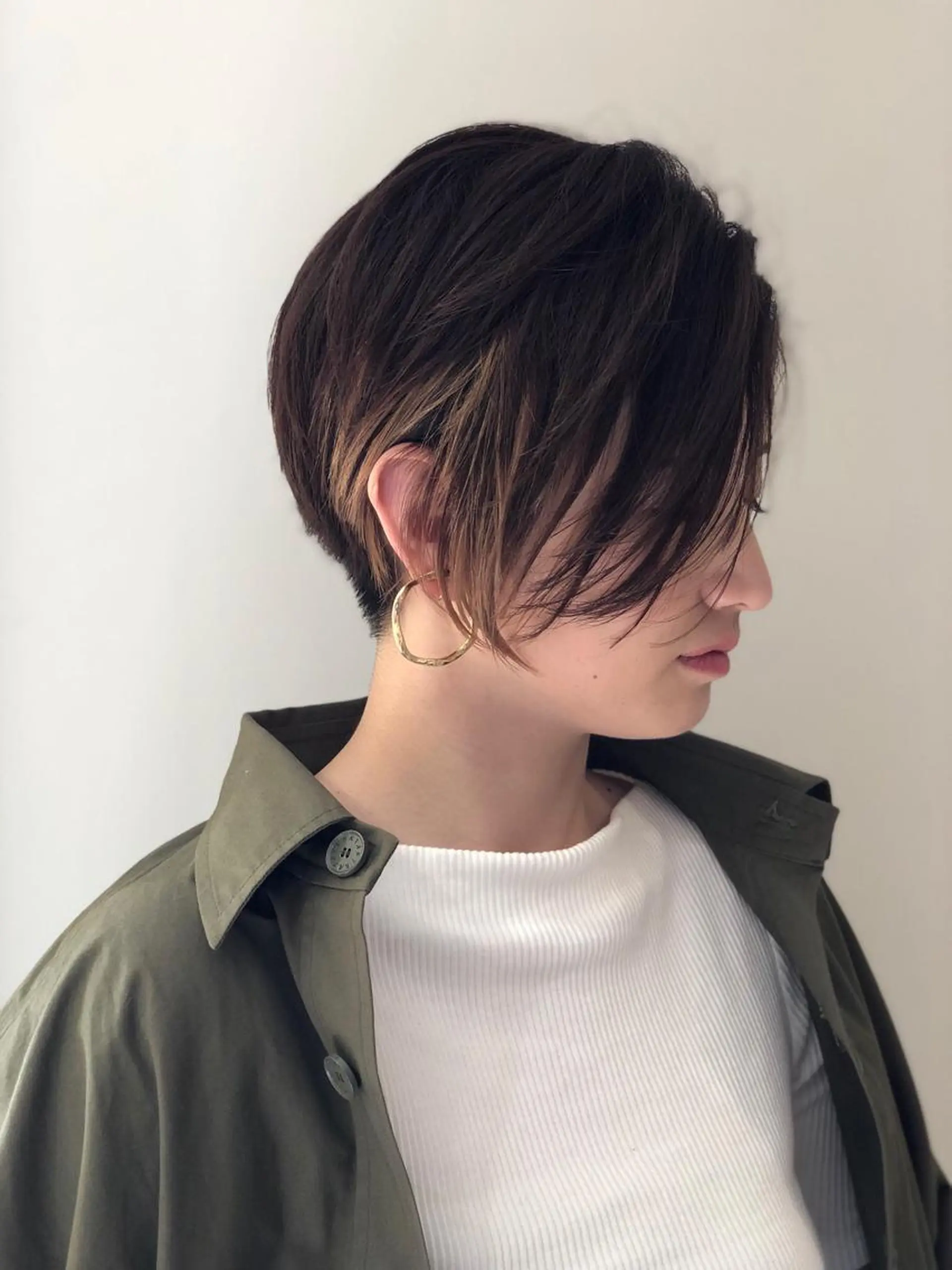 ショート カラー ブリーチカラー🌈 石垣翔太のヘアスタイル