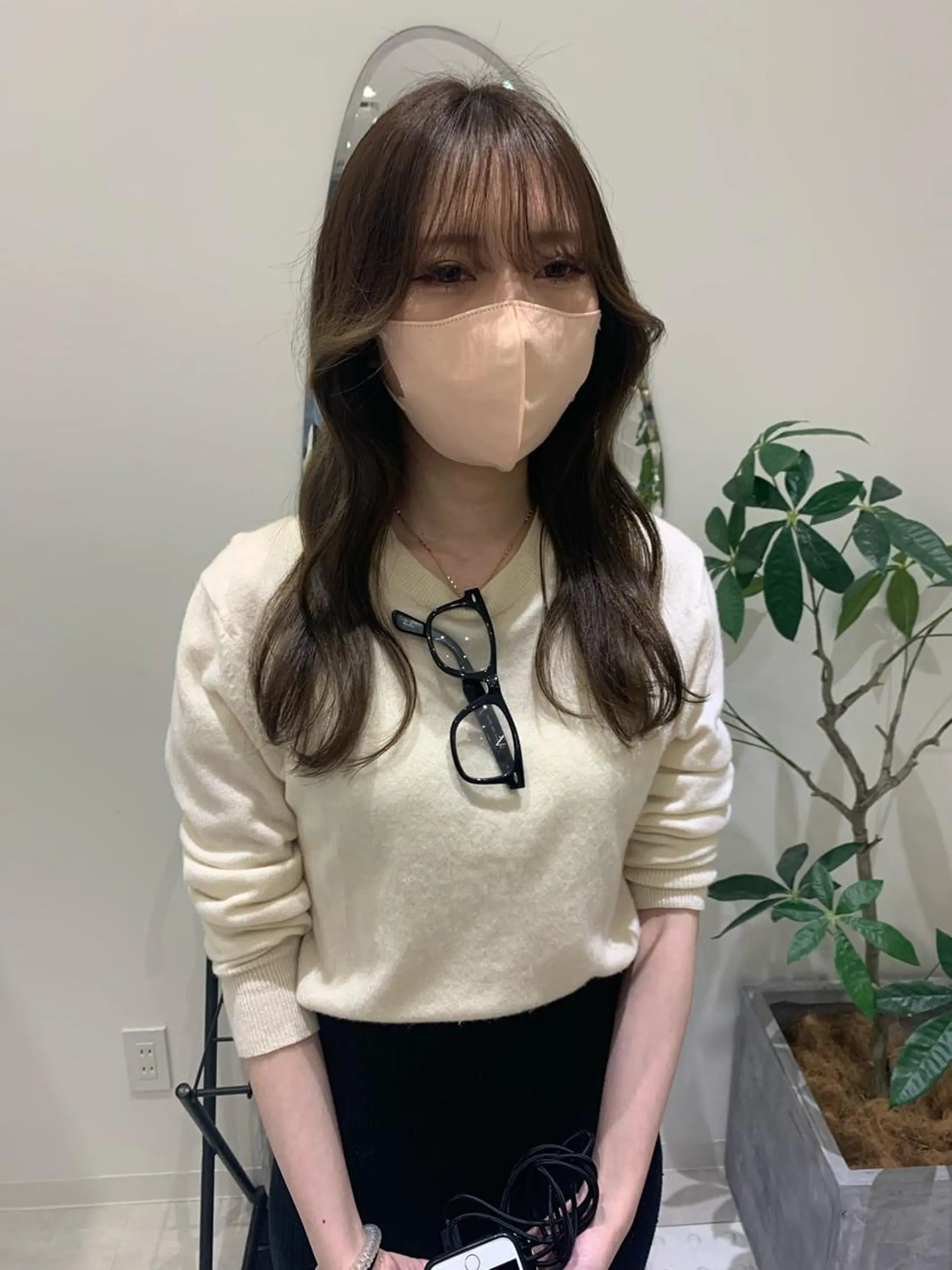 ロング 韓国ヘア🇰🇷/ 顔周り/松田光里のヘアスタイル